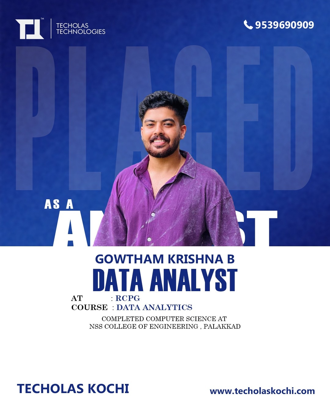 A future shaped by data, powered by skill — proud to celebrate this Analyst’s success.