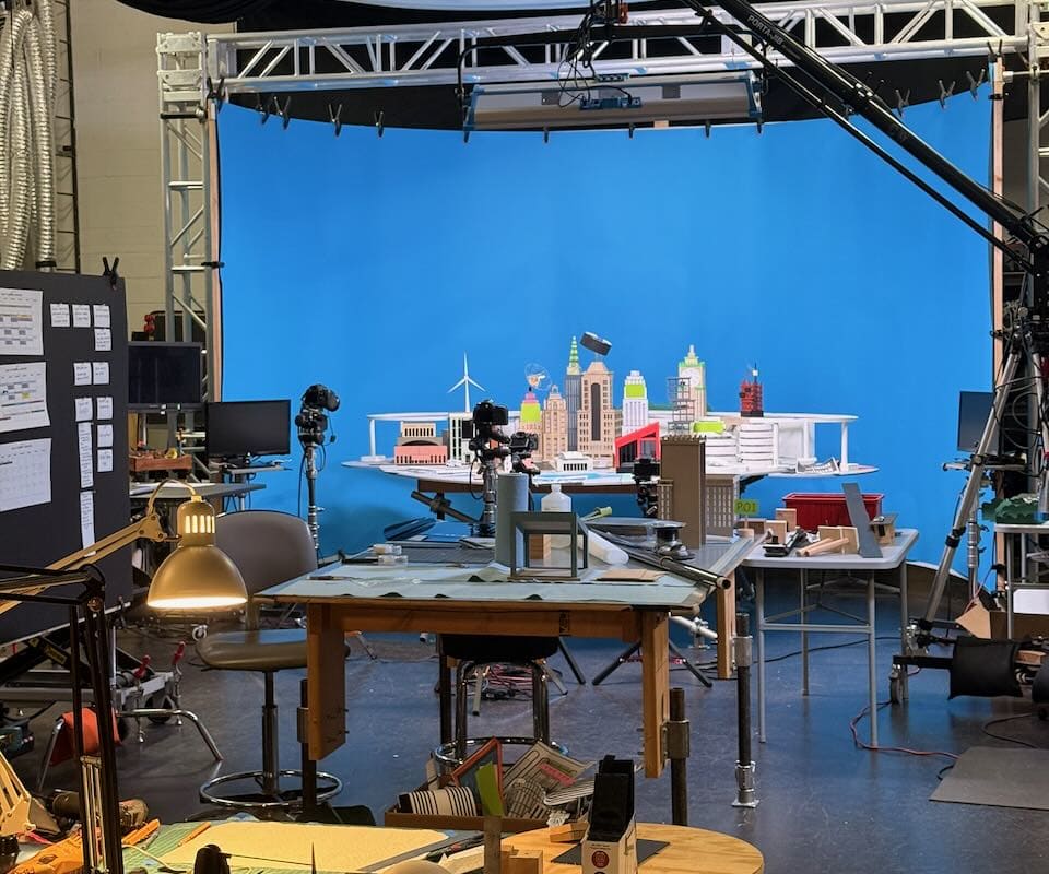 The Stripe City model under construction at FX WRX