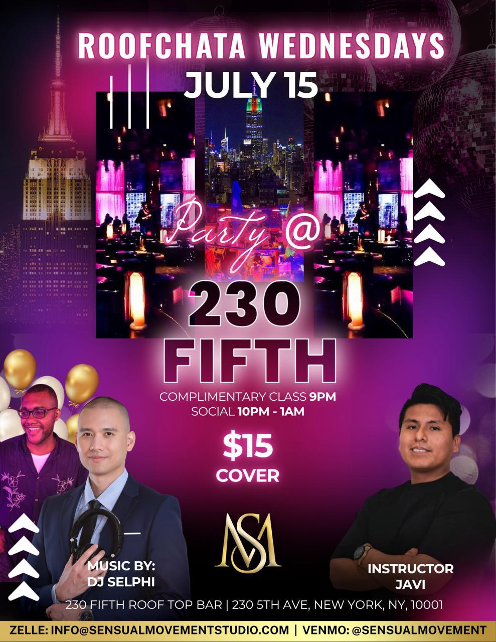 DJ Selphi upcoming event flyer