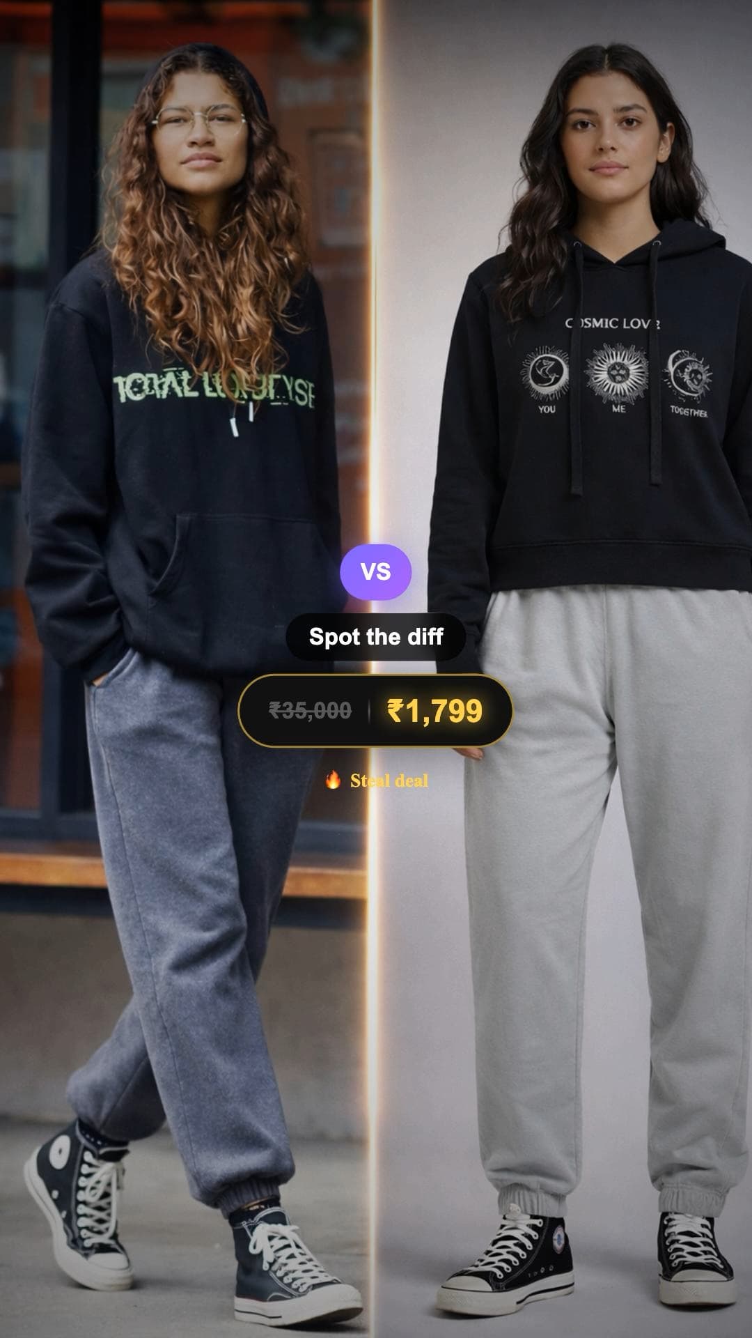 Zendaya Casual Hoodie Look Under ₹1799 Budget Style