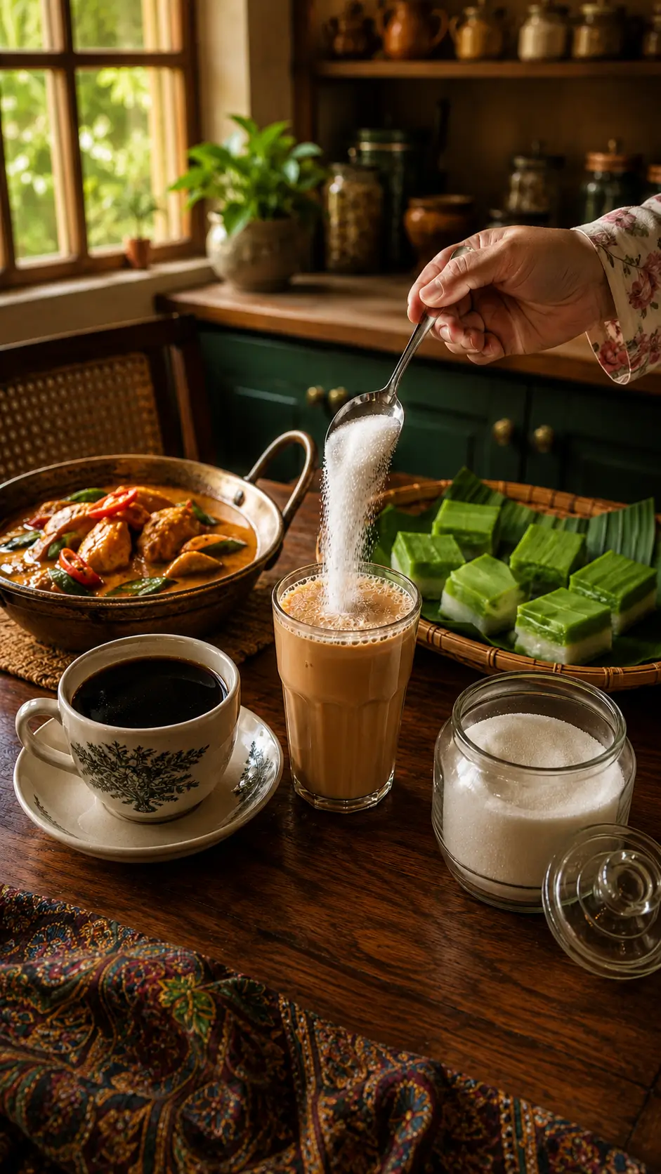 Suasana harian penggunaan gula