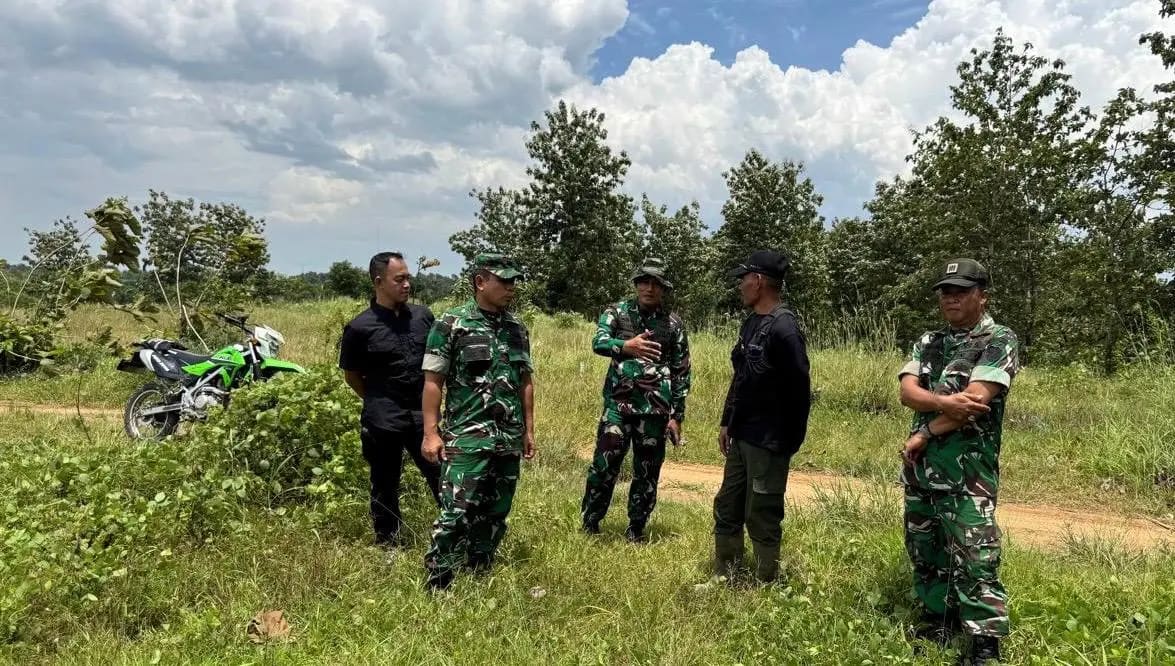 Dandim 0616/Indramayu Tinjau Langsung Pembangunan PSN Yonif TP 889/Gagak Winangsih dan SR