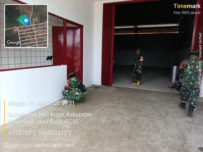 Gotong Royong di Sukaslamet, Danramil Kapten Inf Suprayitno Dorong Koperasi Jadi Motor Ekonomi Desa