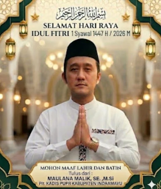 Di Hari Raya Idulfitri, Plt Kadis PUPR Indramayu Sampaikan Pesan Persatuan