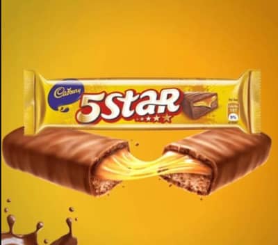 Cadbury 5 Star Chocolate 20g