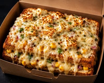 Food knock special bhukkad unlimited chese paneer sandwich