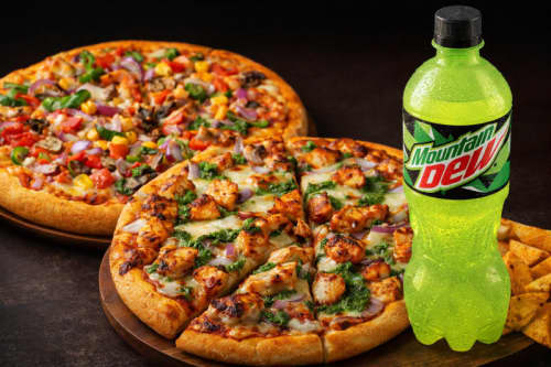 Double Pizza & Cold Drink Combo