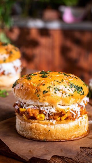 Loaded Cheese Paneer Burger