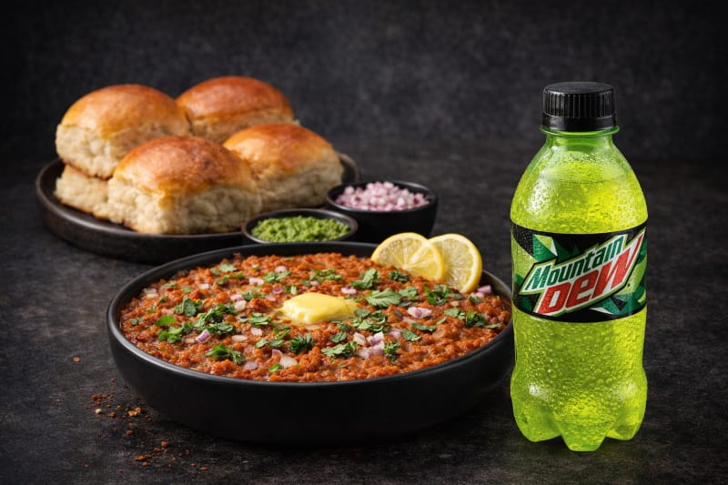 Pav Bhaji & Cold Drink Combo