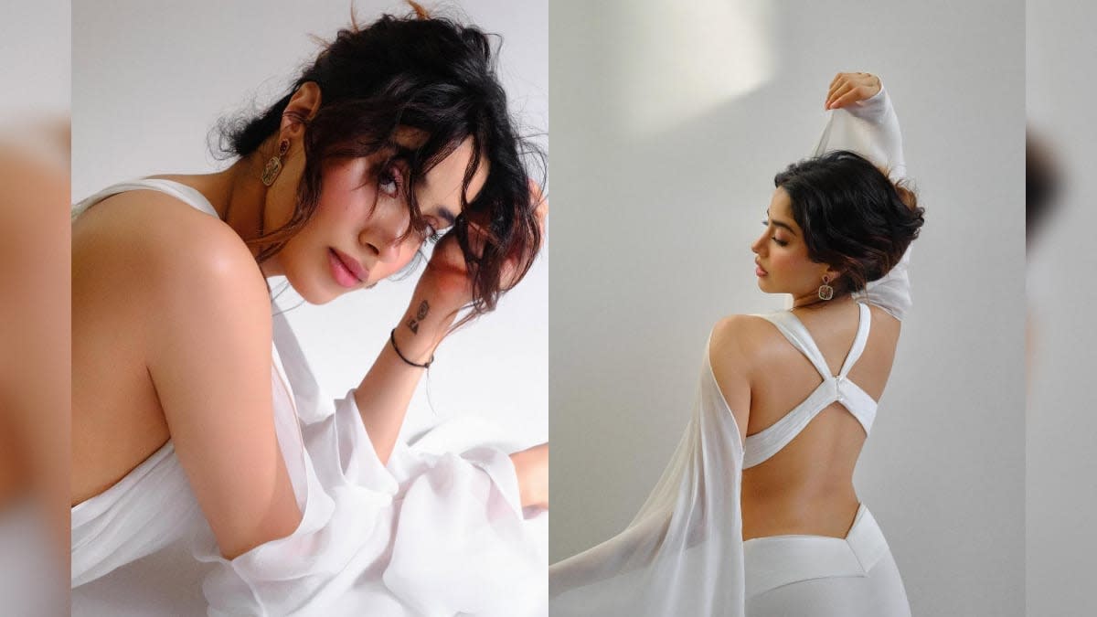 Janhvi Kapoor Stuns in a Backless White Ensemble – Internet Can’t Look Away