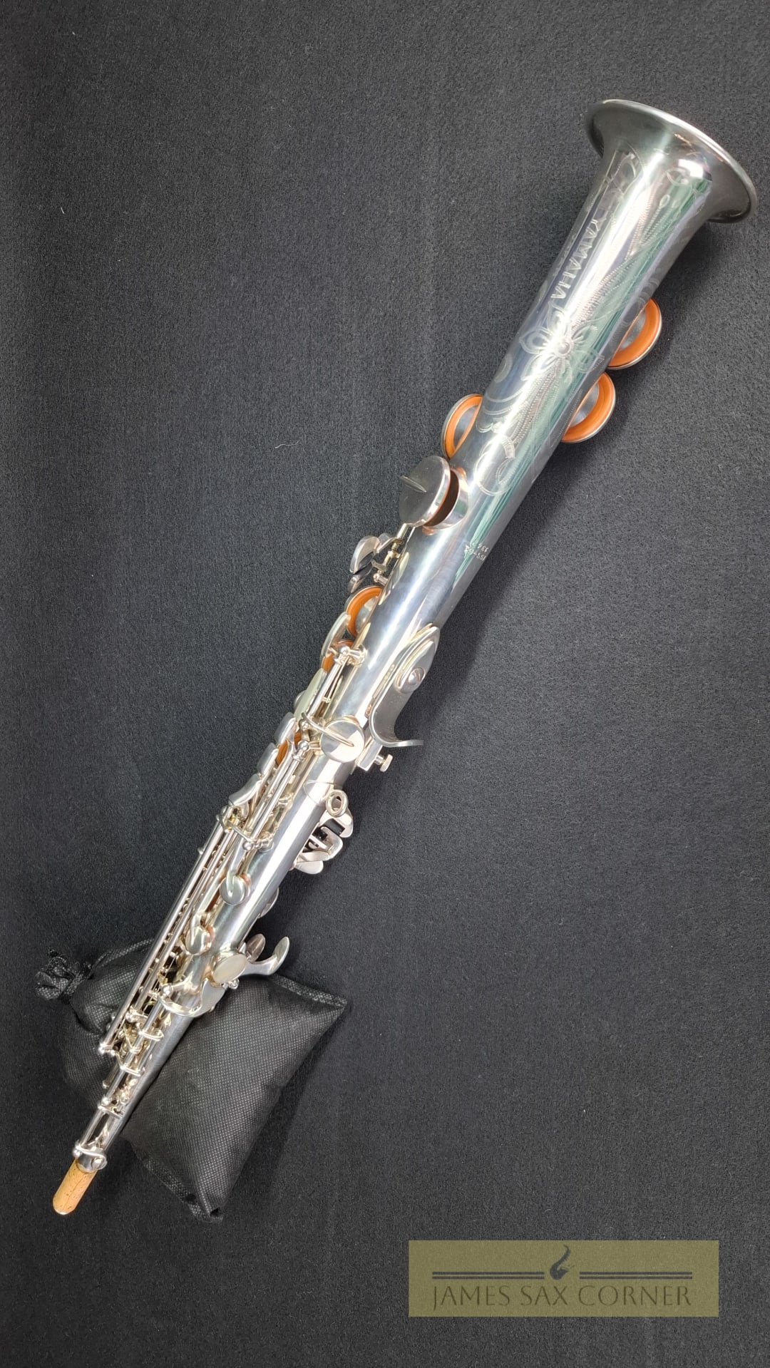Yamaha YSS-61 Silver Soprano Saxophone SN 13XX