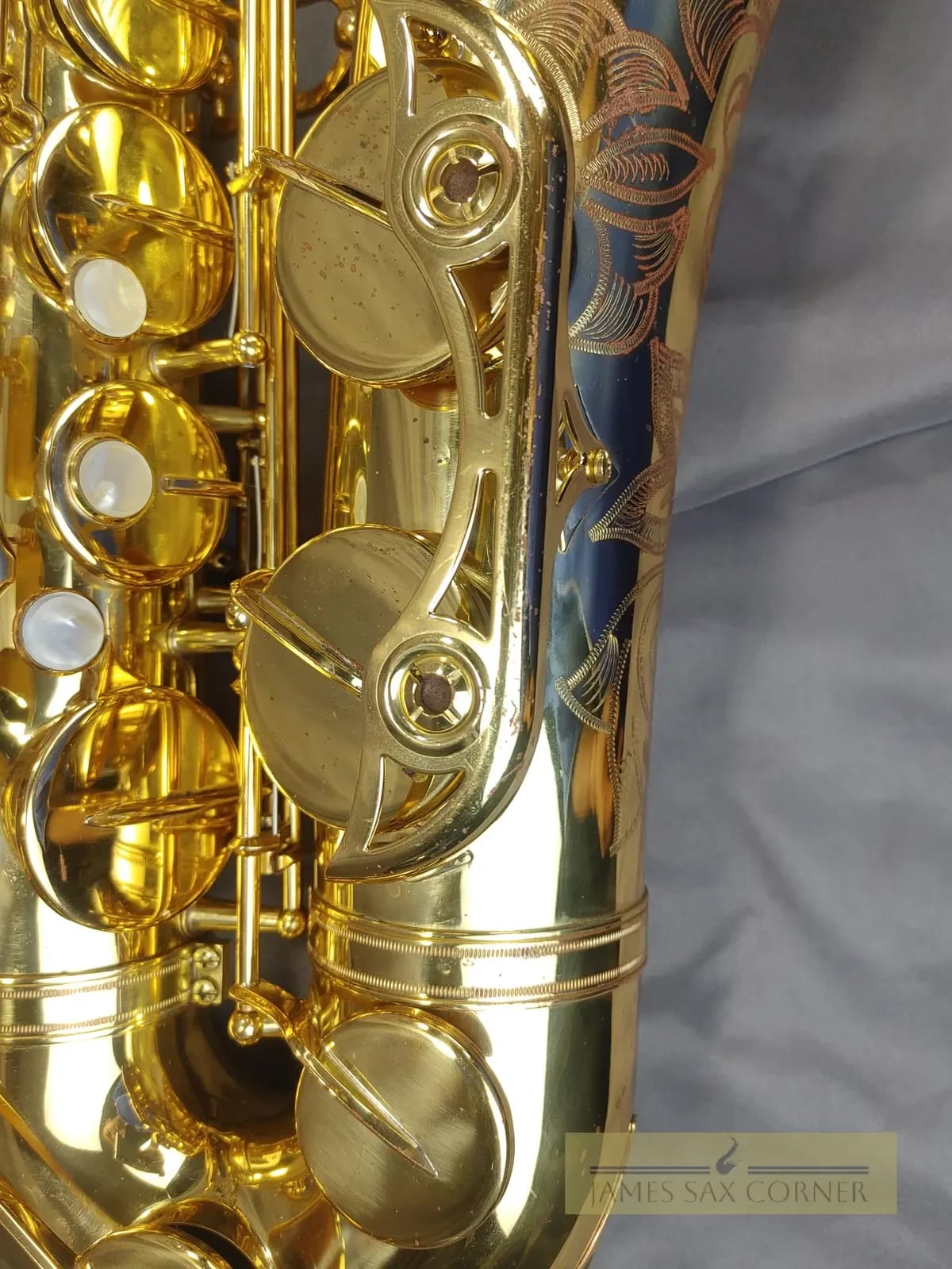 Yamaha YTS-62 Tenor Saxophone Purple Logo SN 024XXX 3