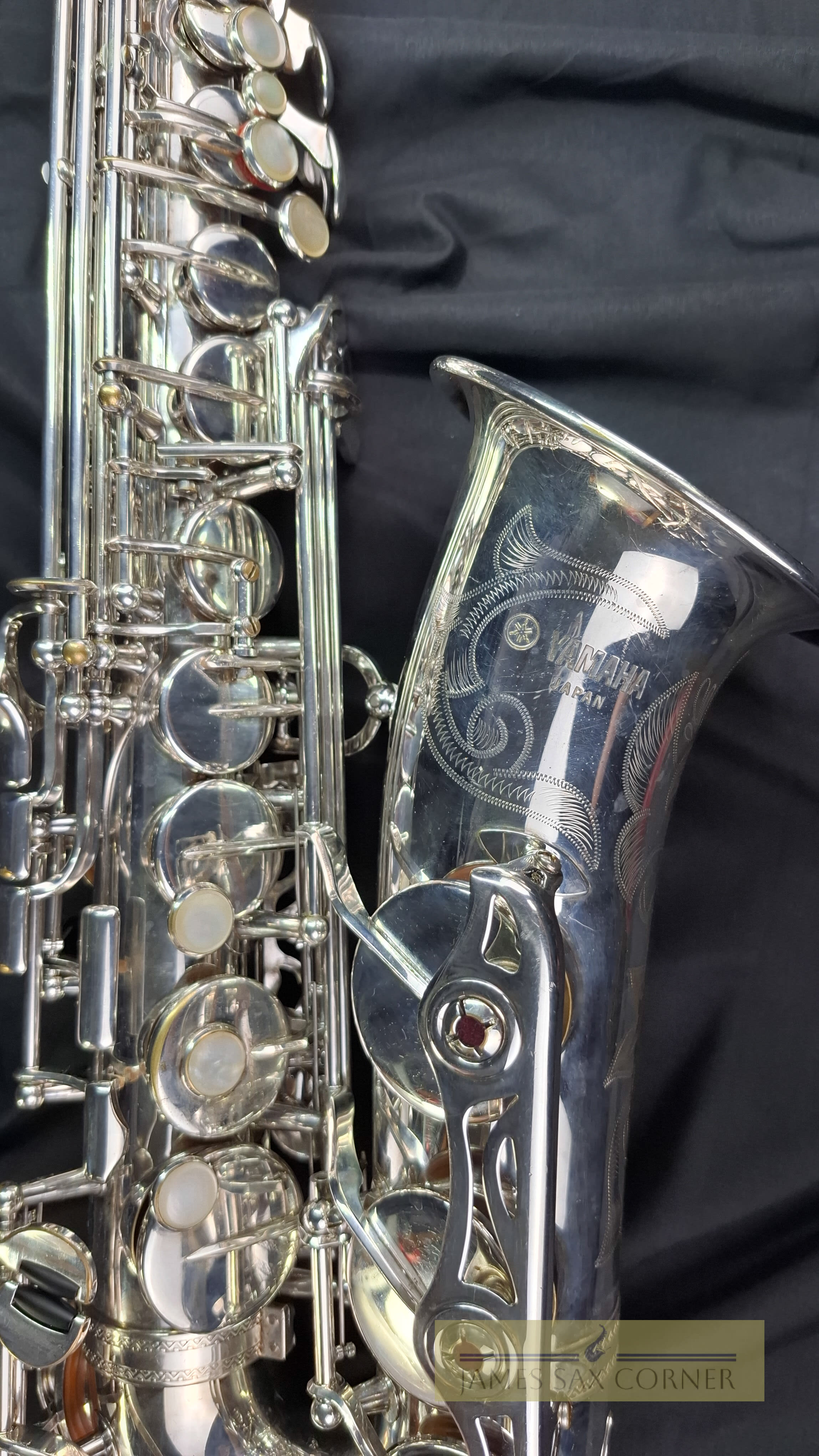 Vintage Yamaha YAS-62S Silver Alto Saxophone Purple Logo SN 007XXX 2