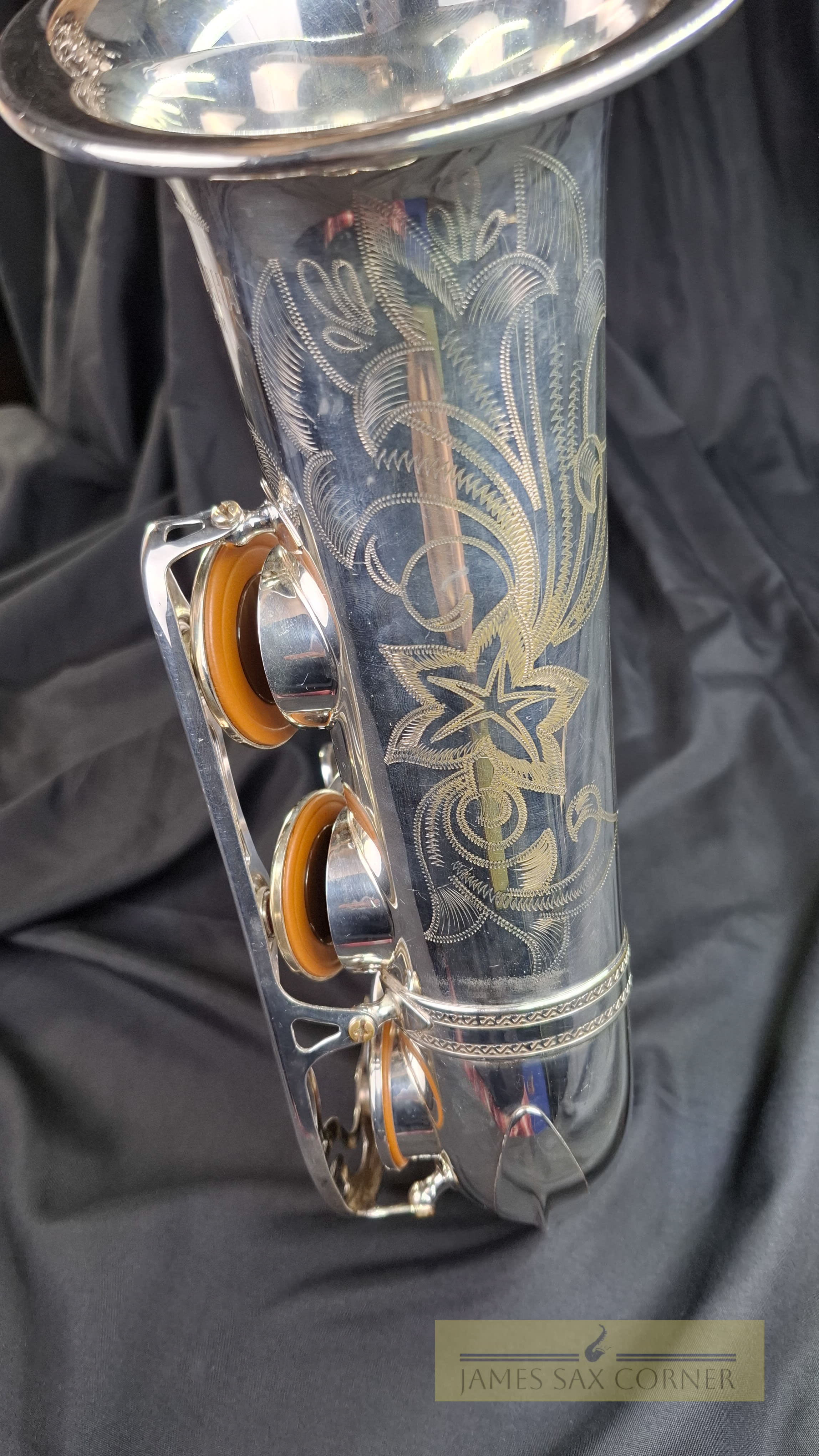 Vintage Yamaha YAS-62S Silver Alto Saxophone Purple Logo SN 007XXX 14