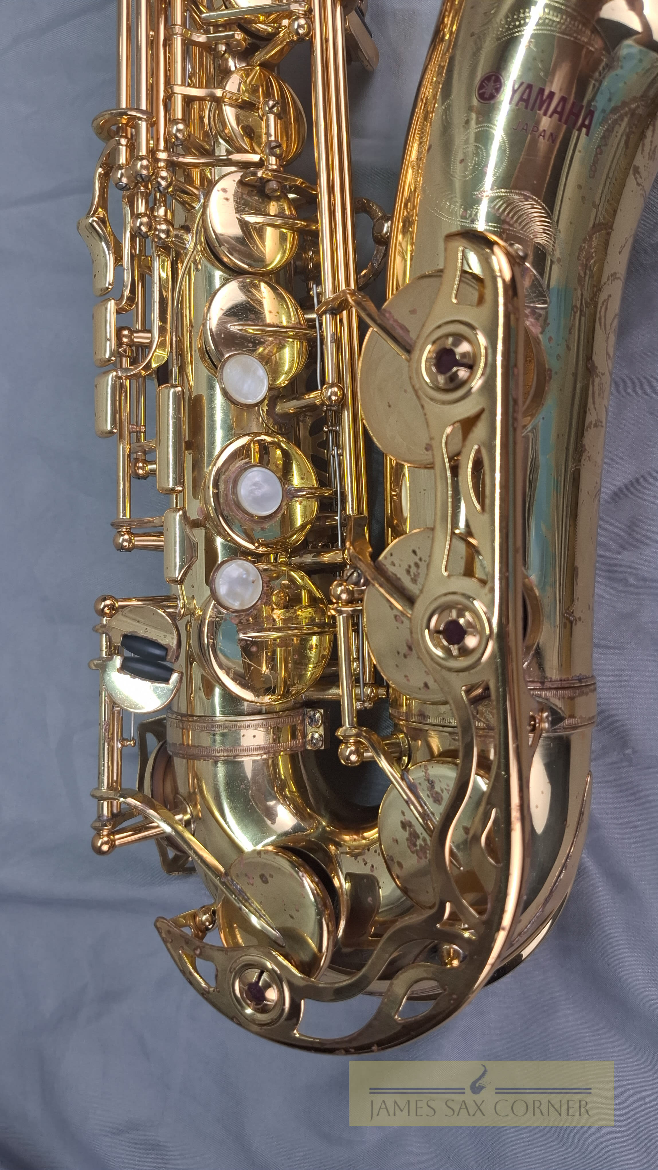 Yamaha YAS-62 Alto Saxophone Purple Logo SN 022XXX 3