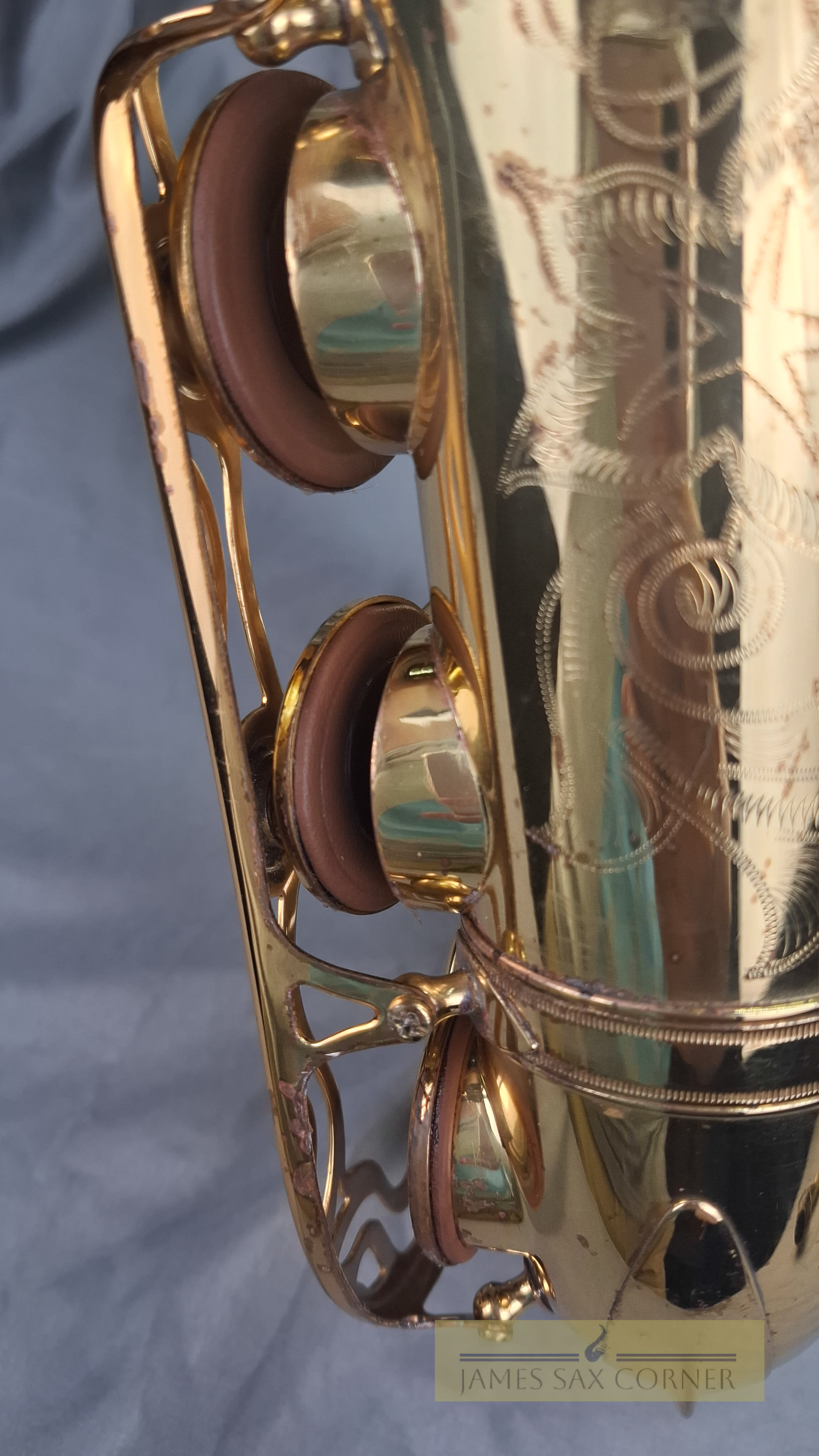 Yamaha YAS-62 Alto Saxophone Purple Logo SN 022XXX 9