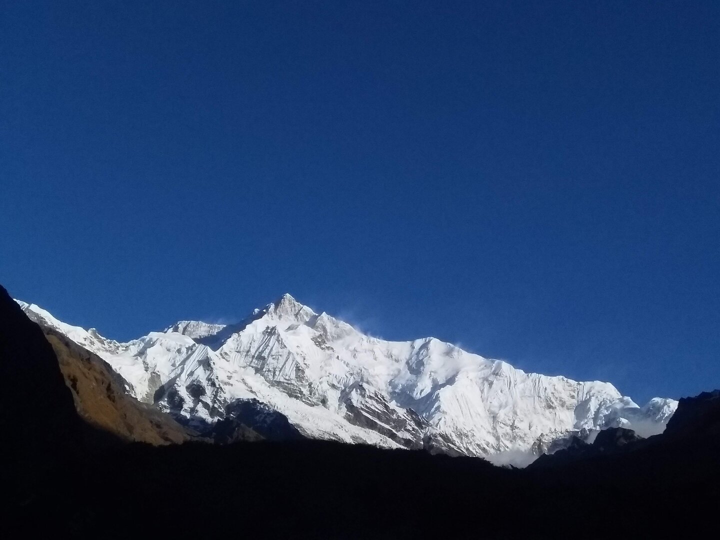View of Goechala trek