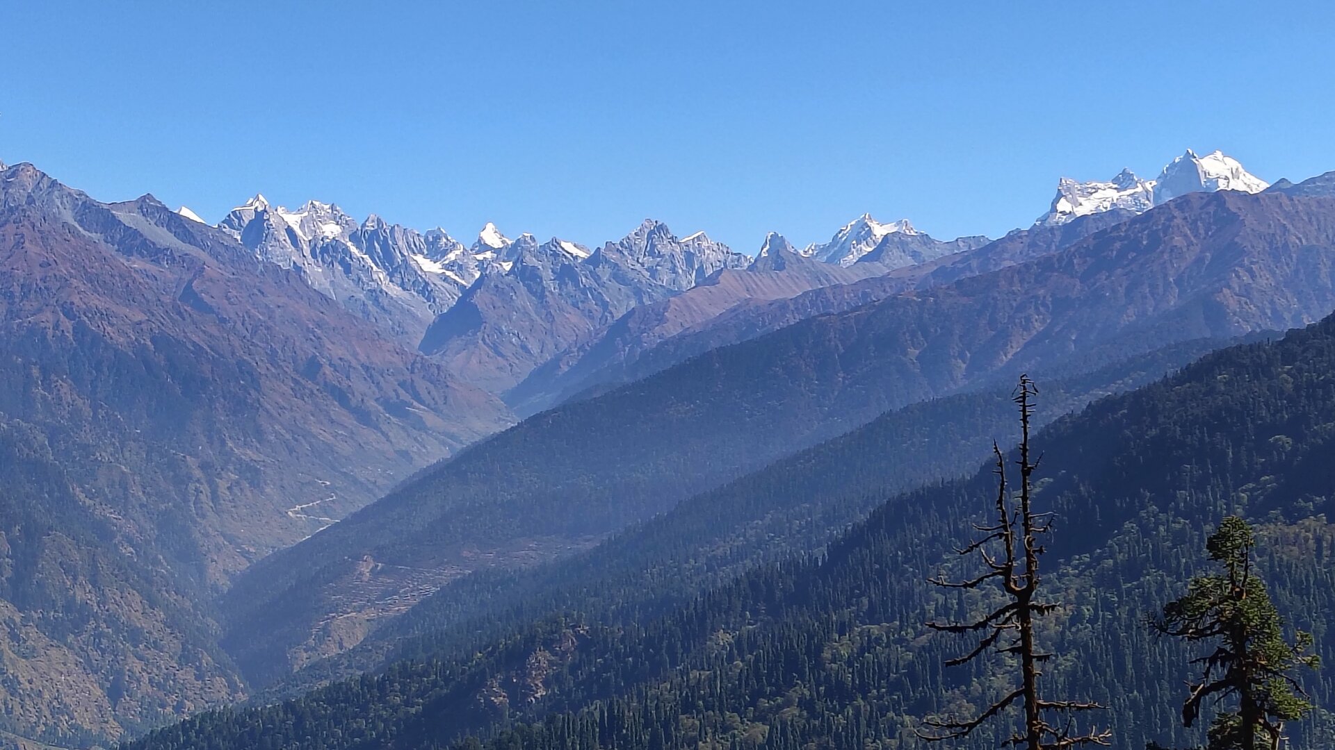View of Phulara Ridge trek
