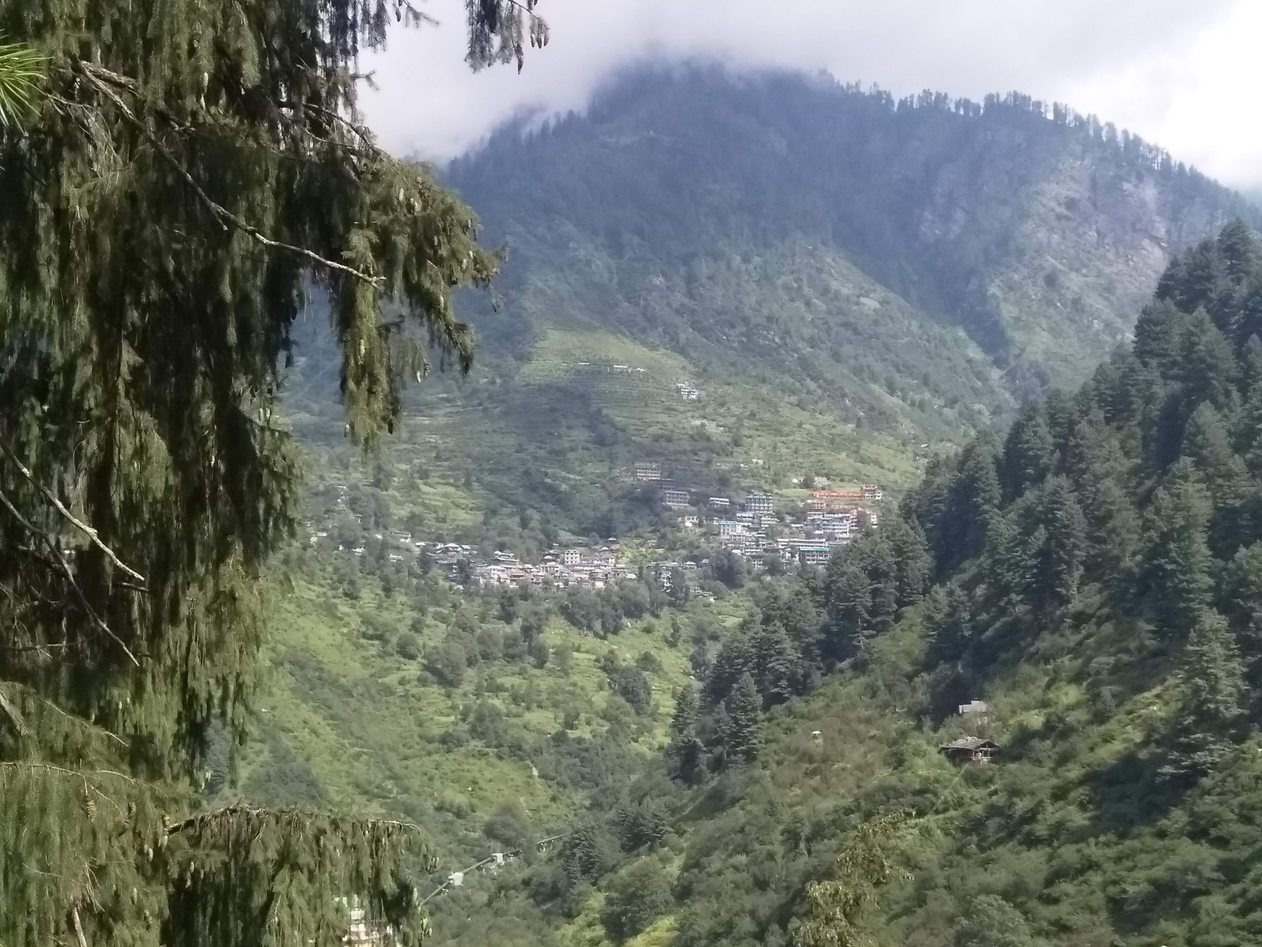 sweeping view of Tosh village from Kalga village