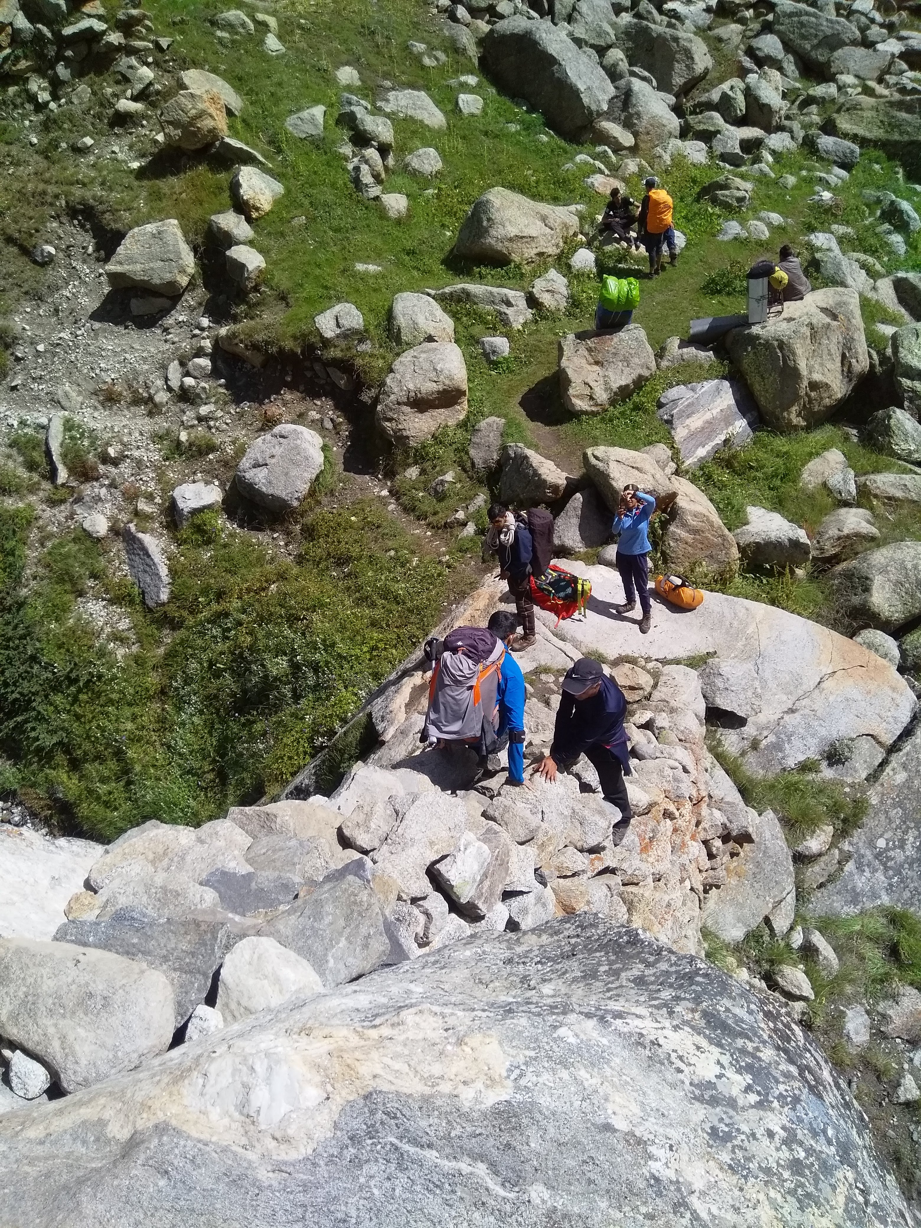 crossing Parvati river over Pandu pul