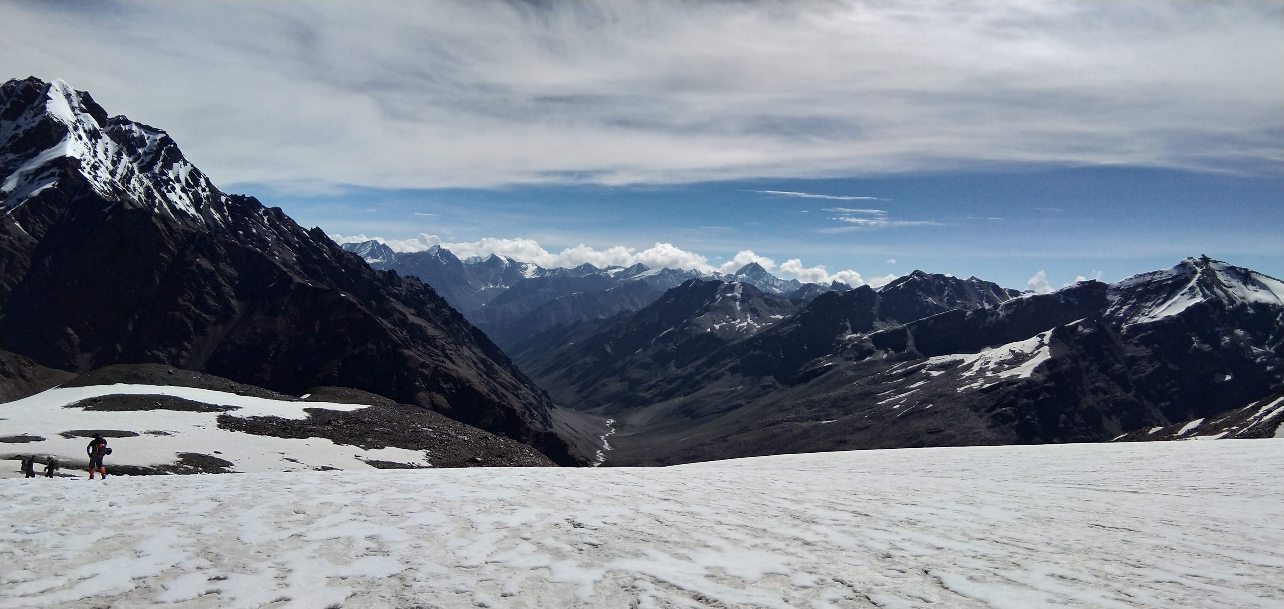 descending towards spiti-getting the first glimpse of the other side