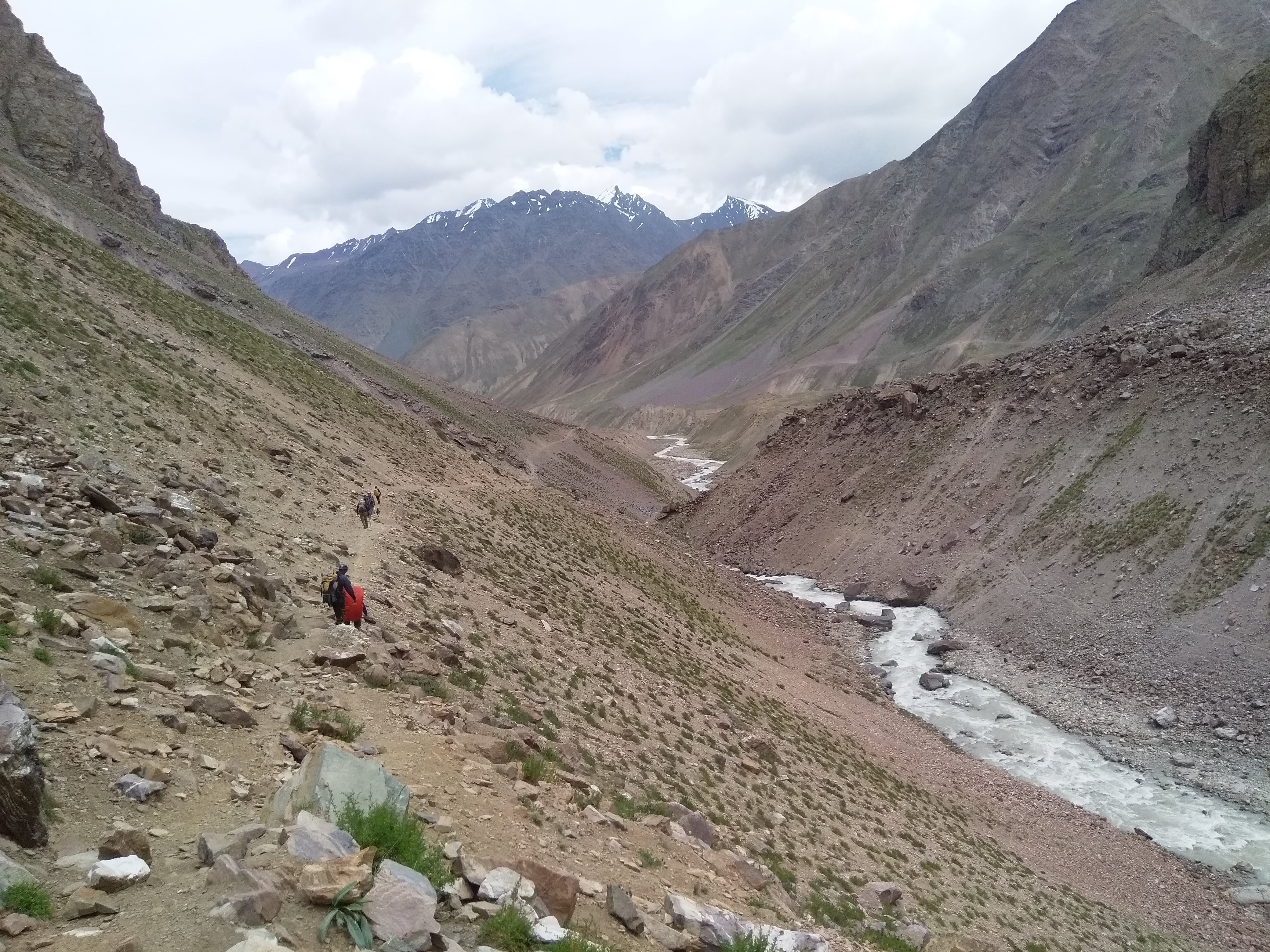 the barren yet colorful landscape of Spiti