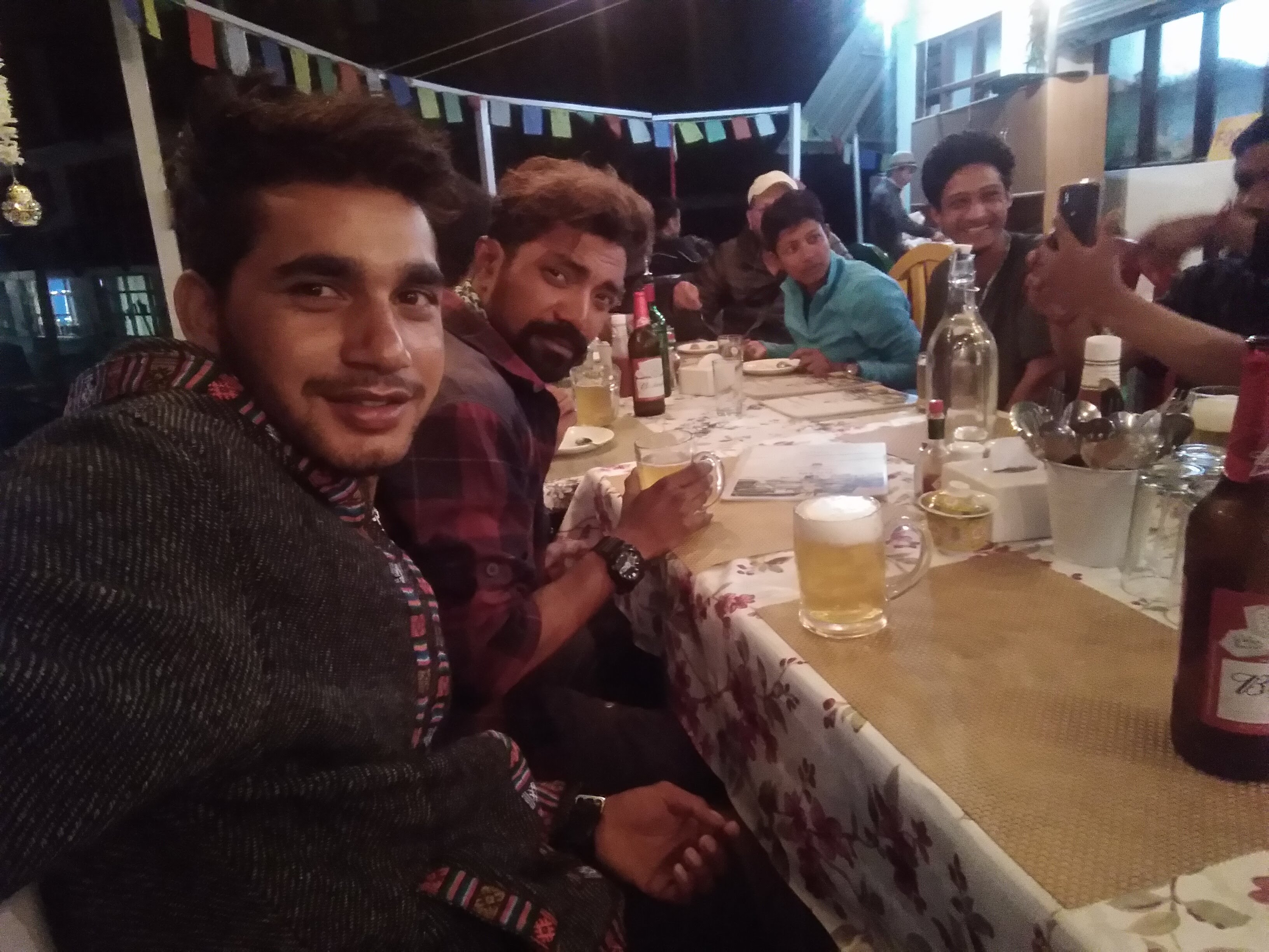 last night dinner at Kaza