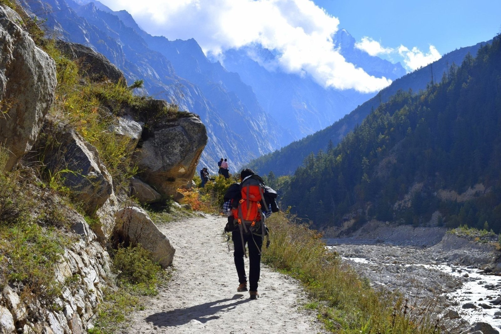 Trail between Chirbasa and Bhojwasa