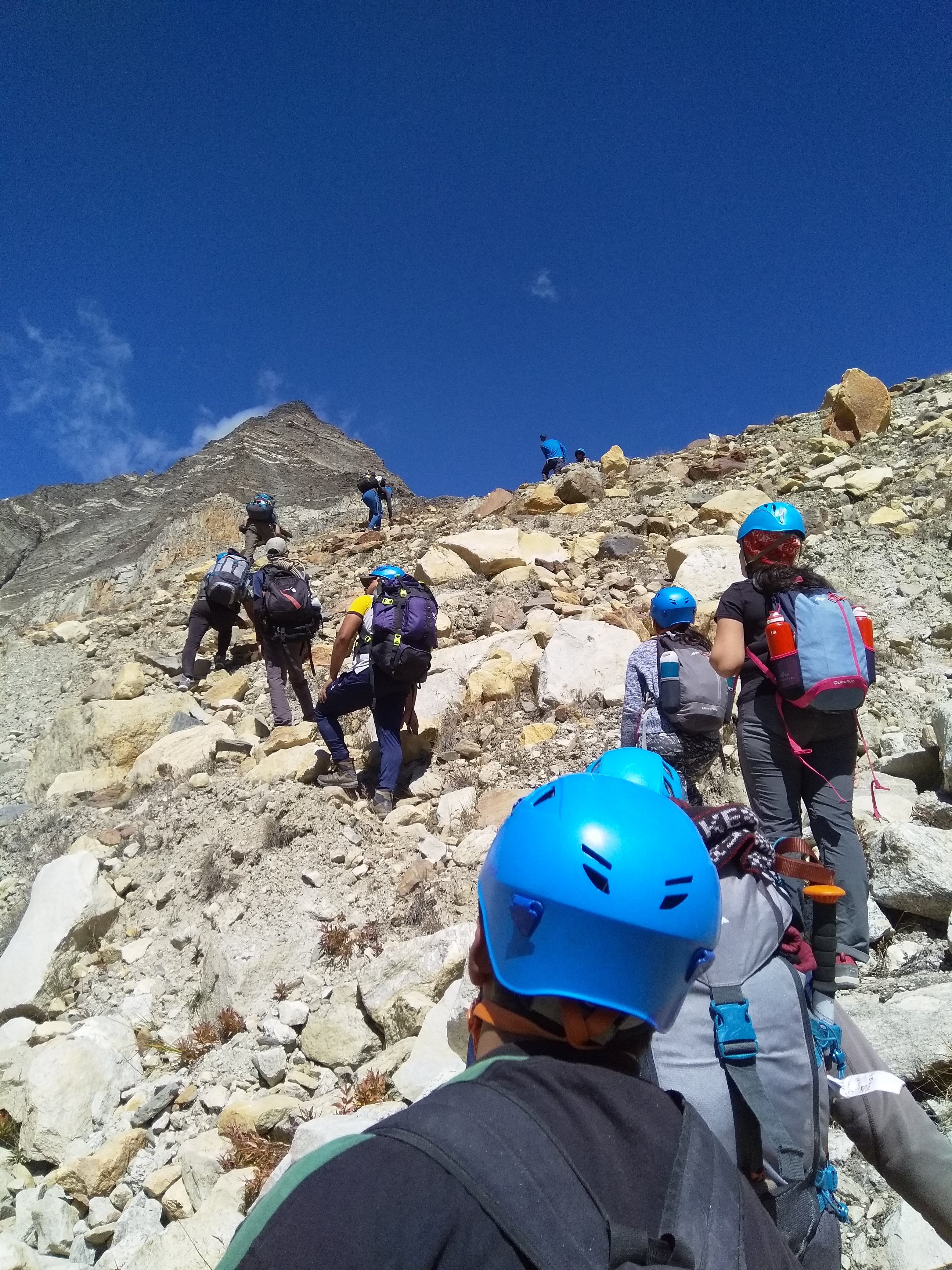 Moraine field leading to Tapovan