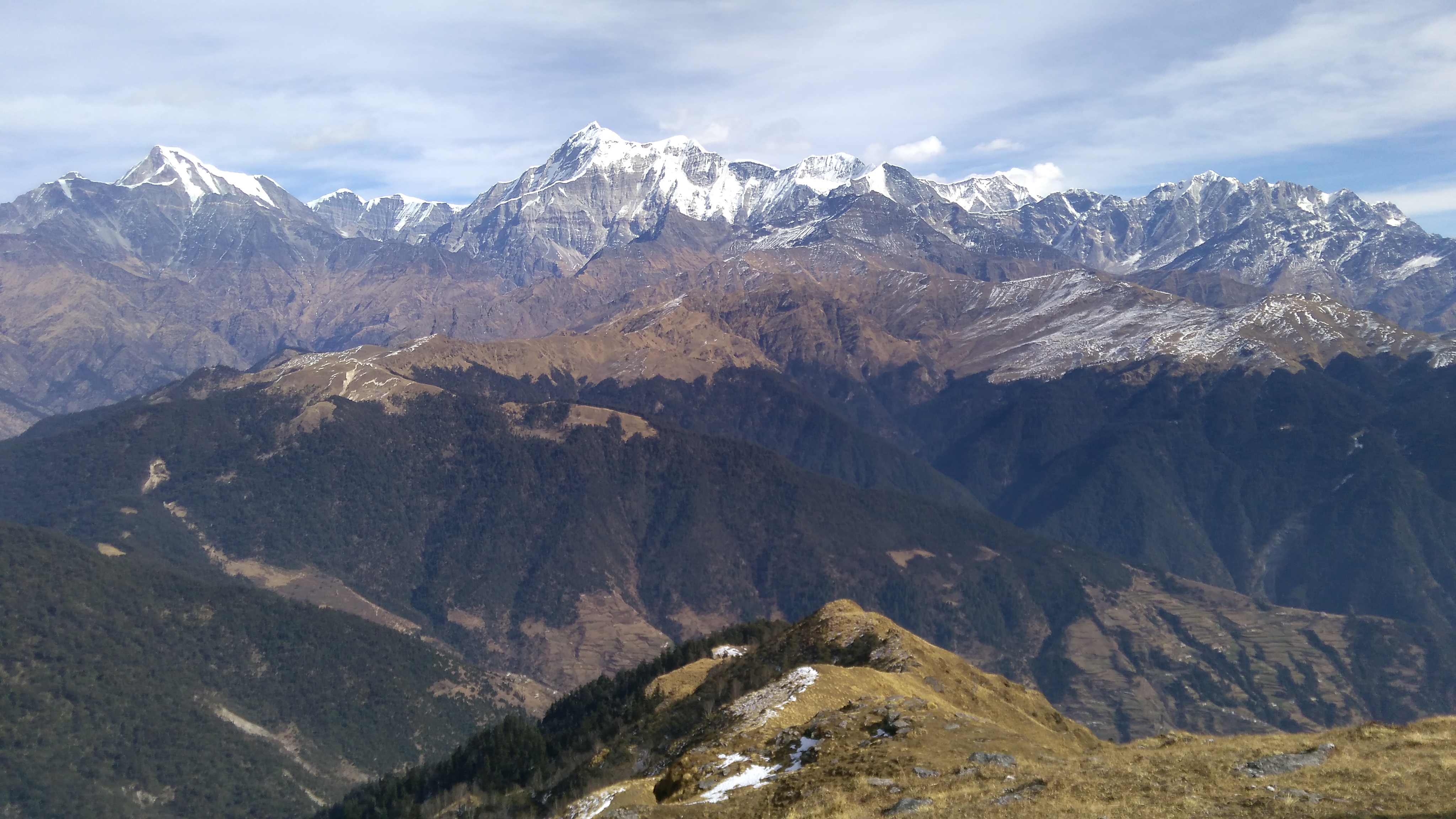 View of Brahmatal Trek trek