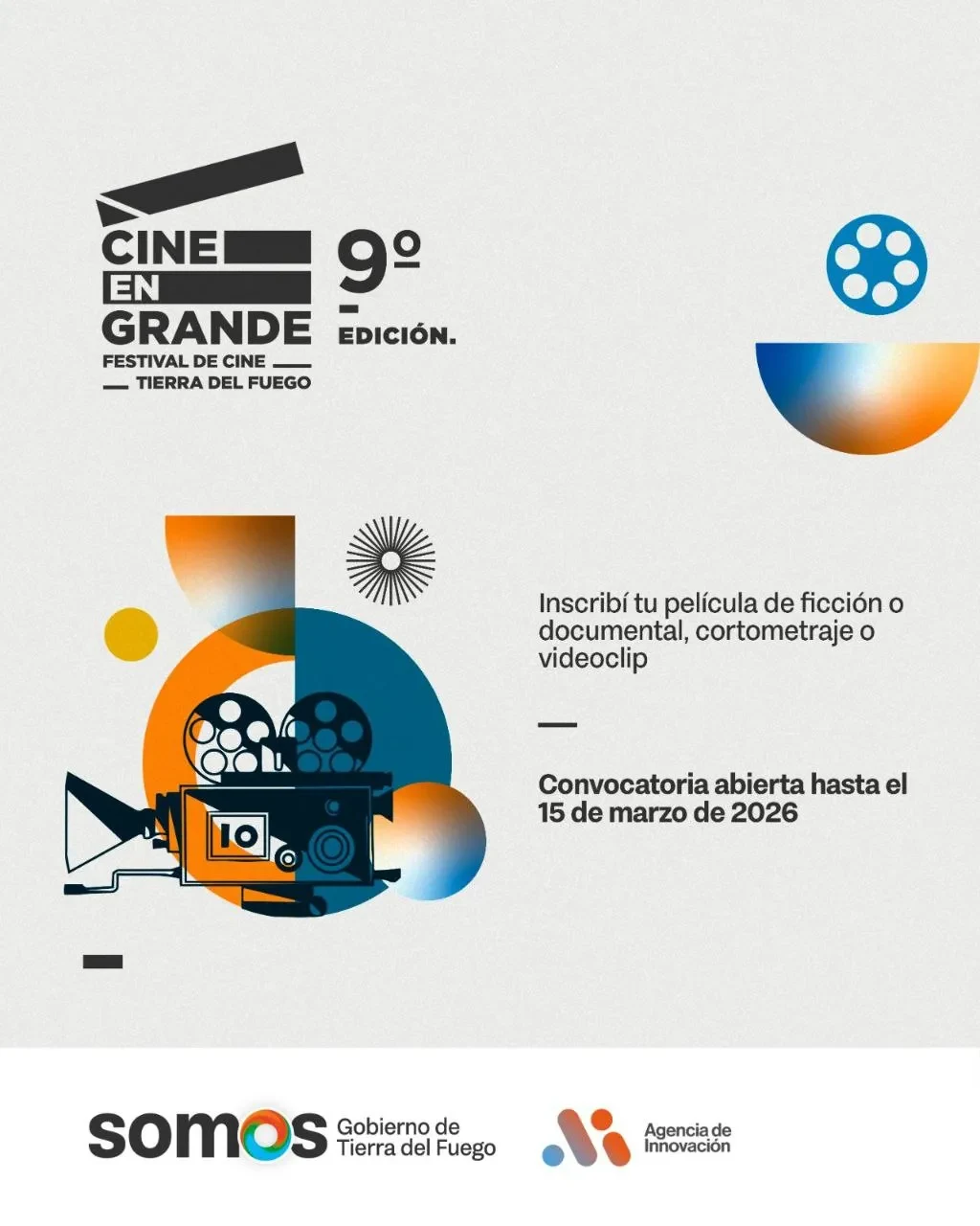 Abre la convocatoria del 9° Festival Nacional Cine en Grande