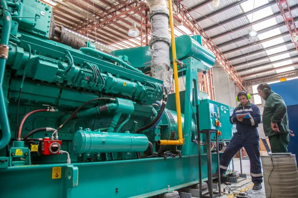 En Tolhuin ya está en marcha el nuevo generador en la Usina eléctrica