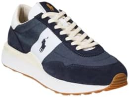 Vue 2 de Homme Baskets Train Logo