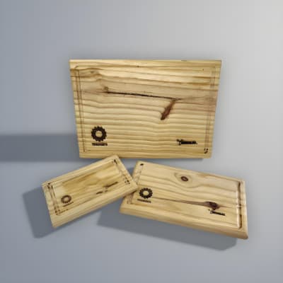 Tabla para Asado de Pino