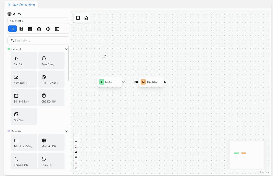 workflow settings