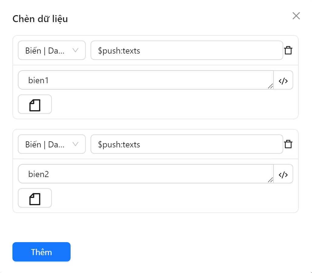 Workflow table