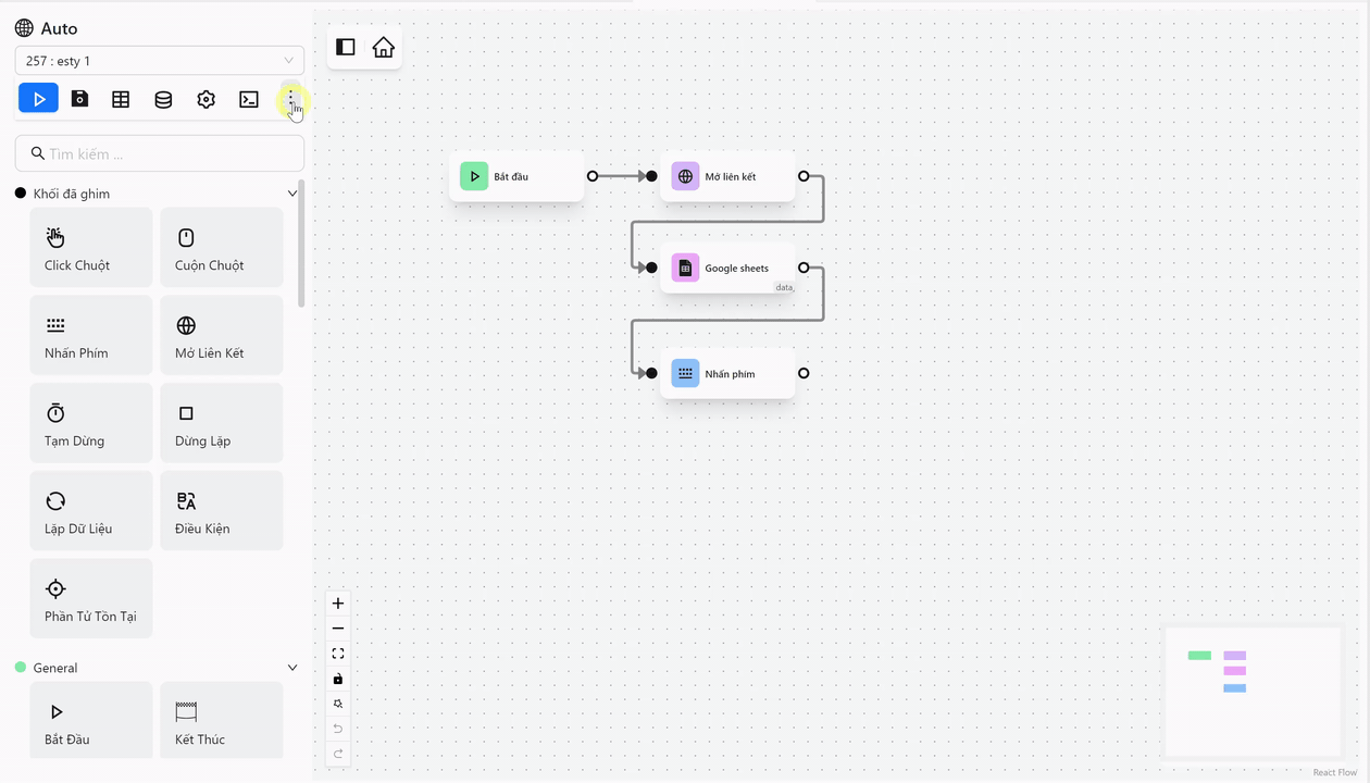 Export workflow