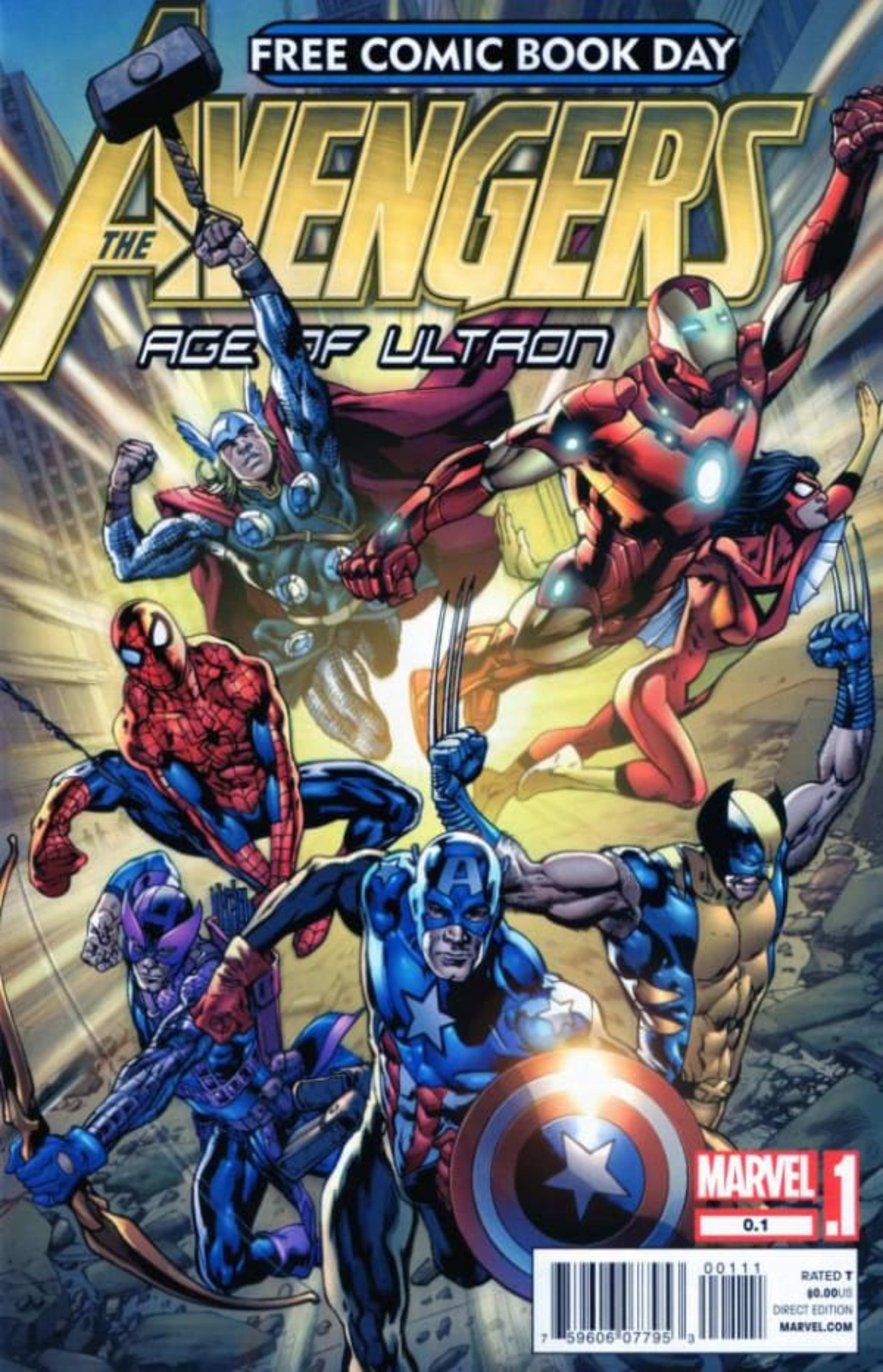 Free Comic Book Day 2012 (Avengers: Age of Ultron Point One) cover — © Marvel