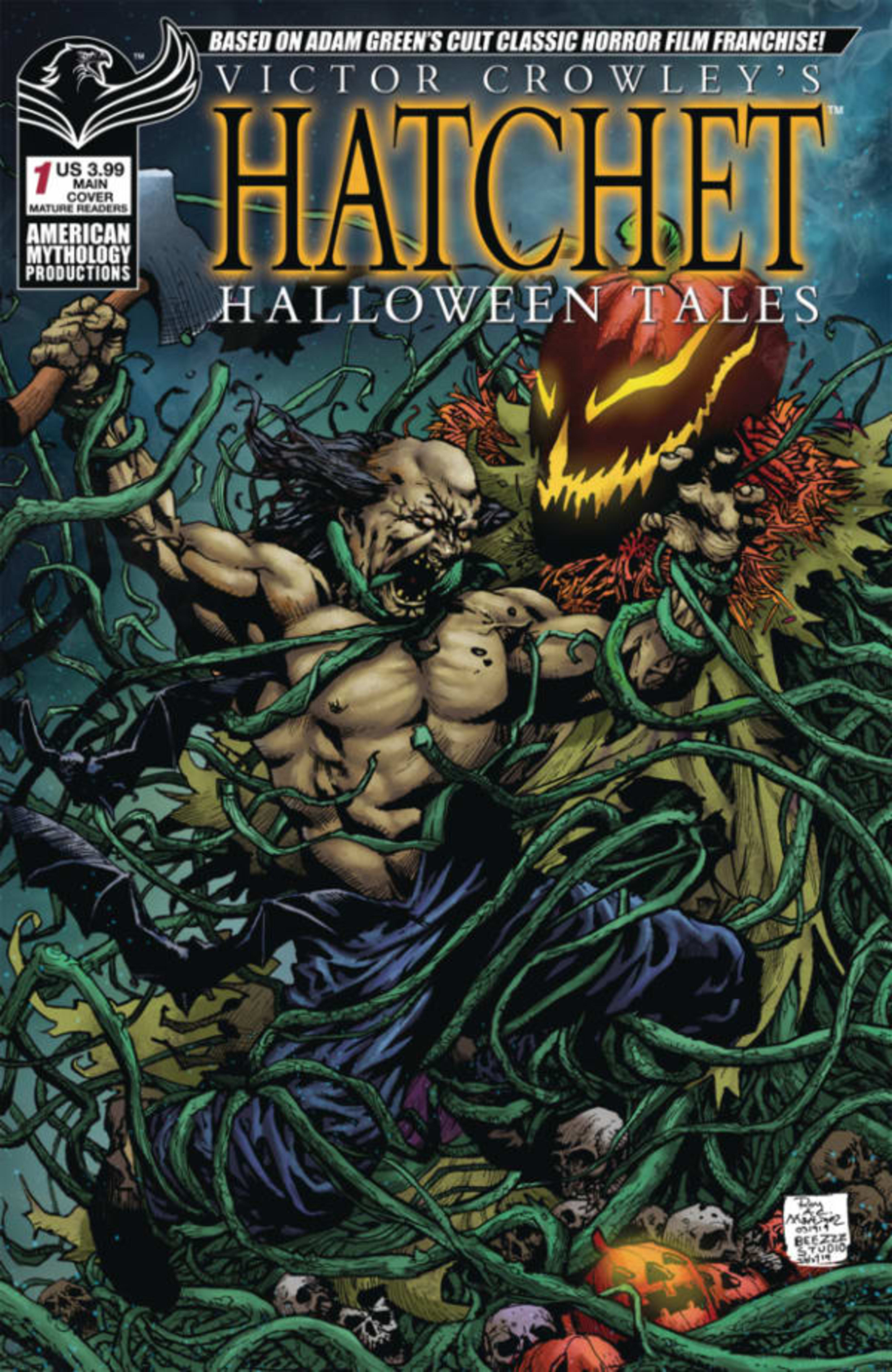 Victor Crowley's Hatchet Halloween Tales cover — © American Mythology Productions