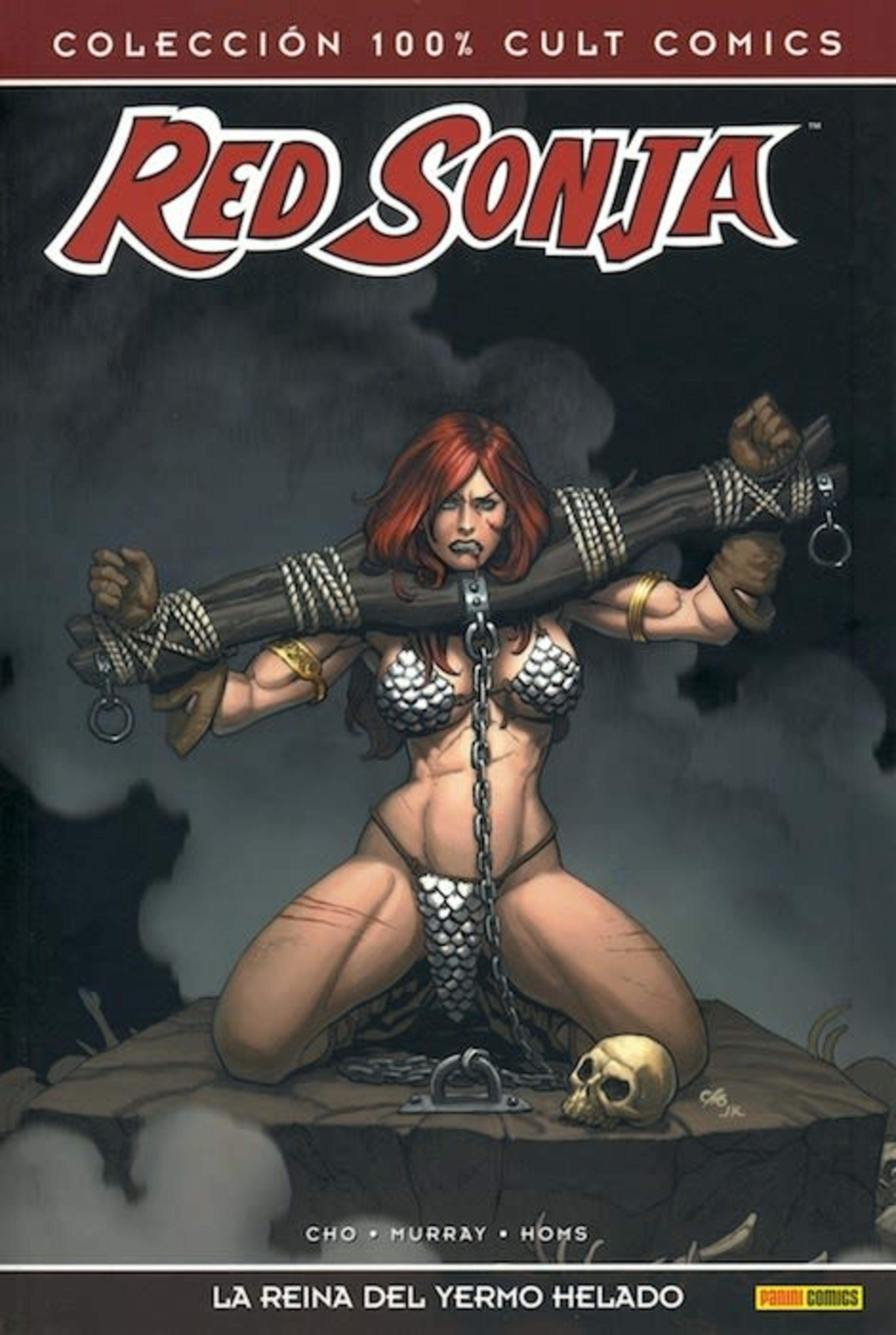 100% Cult Comics. Red Sonja: La Reina del Yermo Helado cover — © Panini España