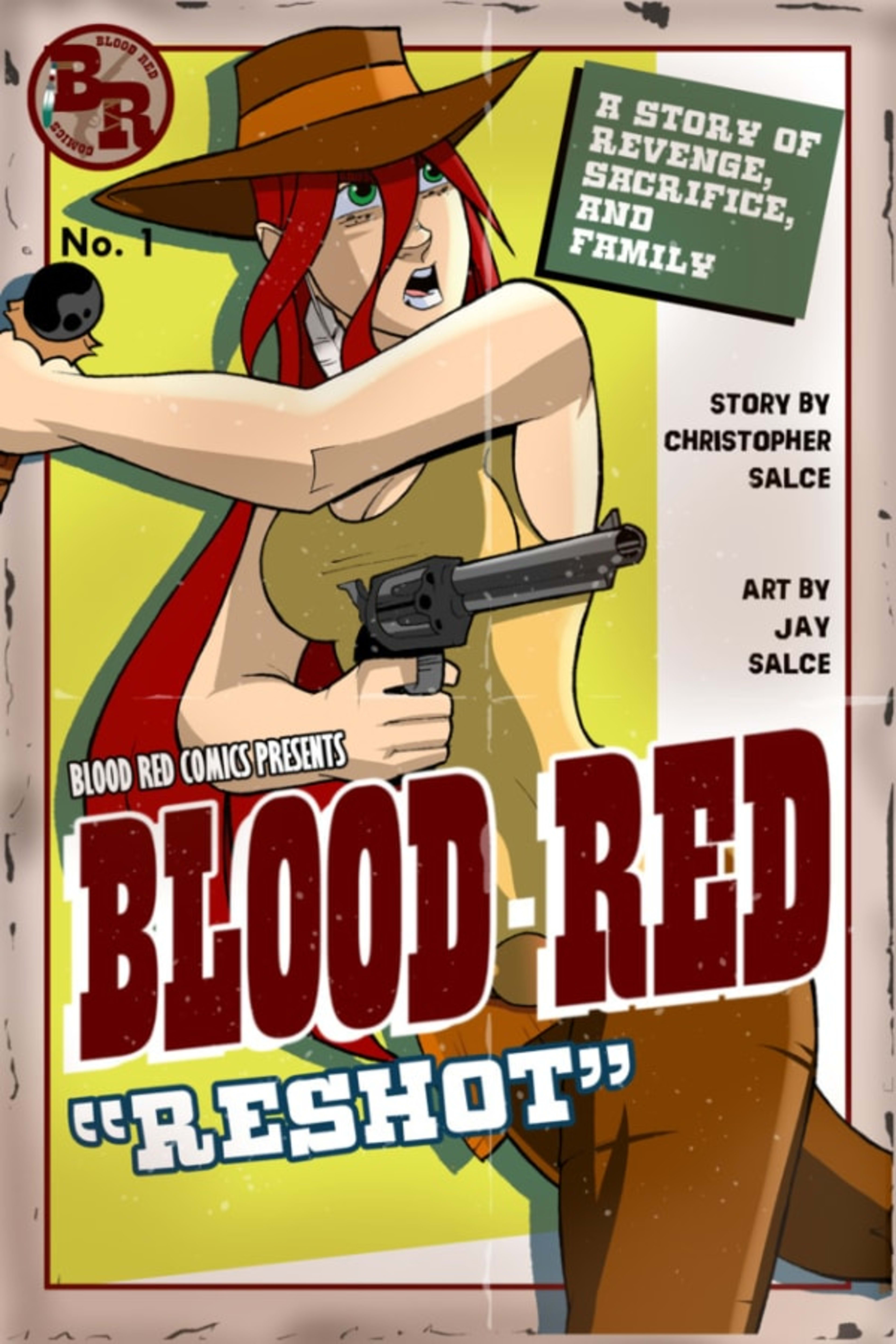 Blood-Red "Reshot" cover — © Blood-Red Comics