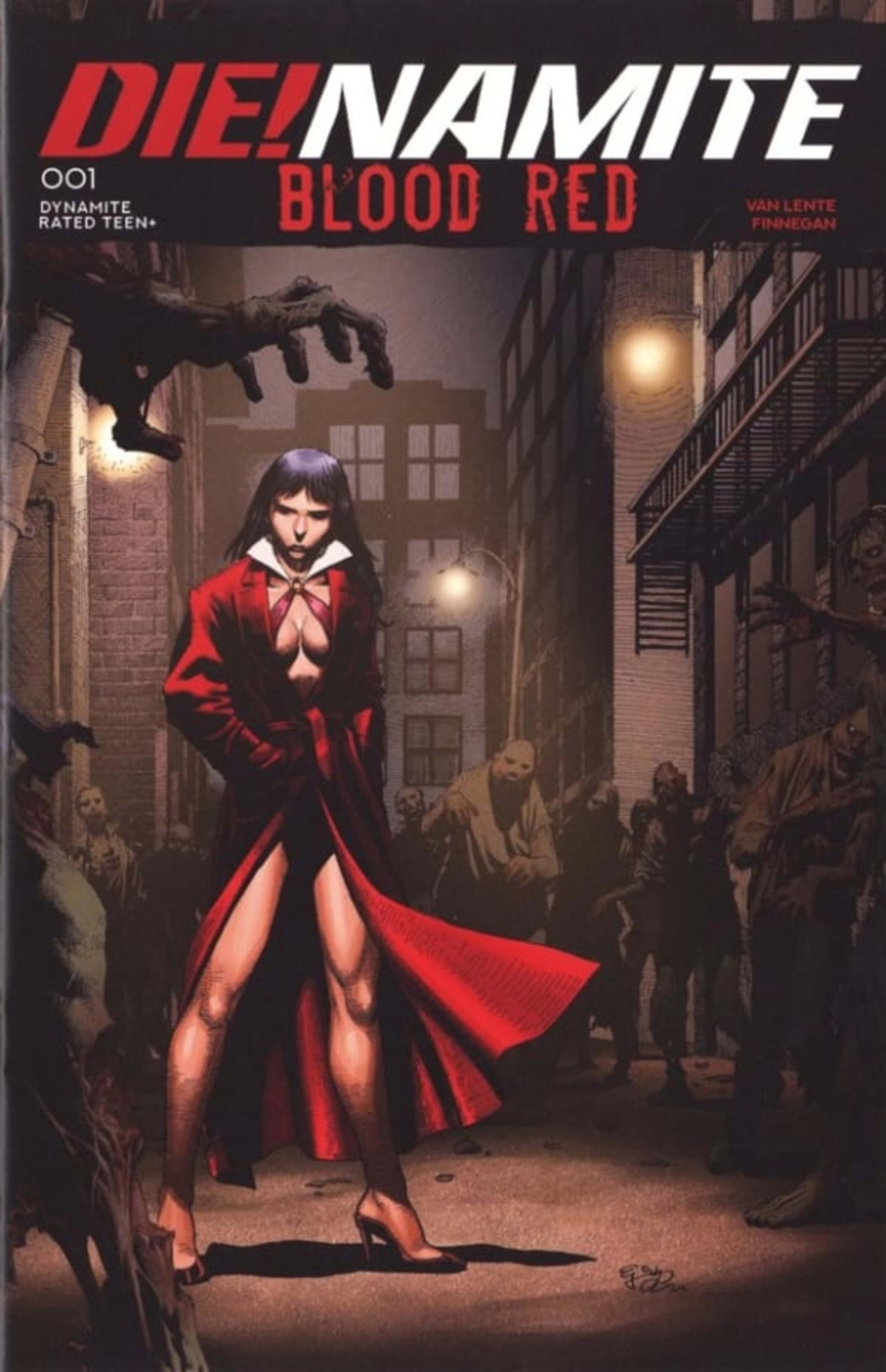 Die!namite Blood Red cover — © Dynamite Entertainment