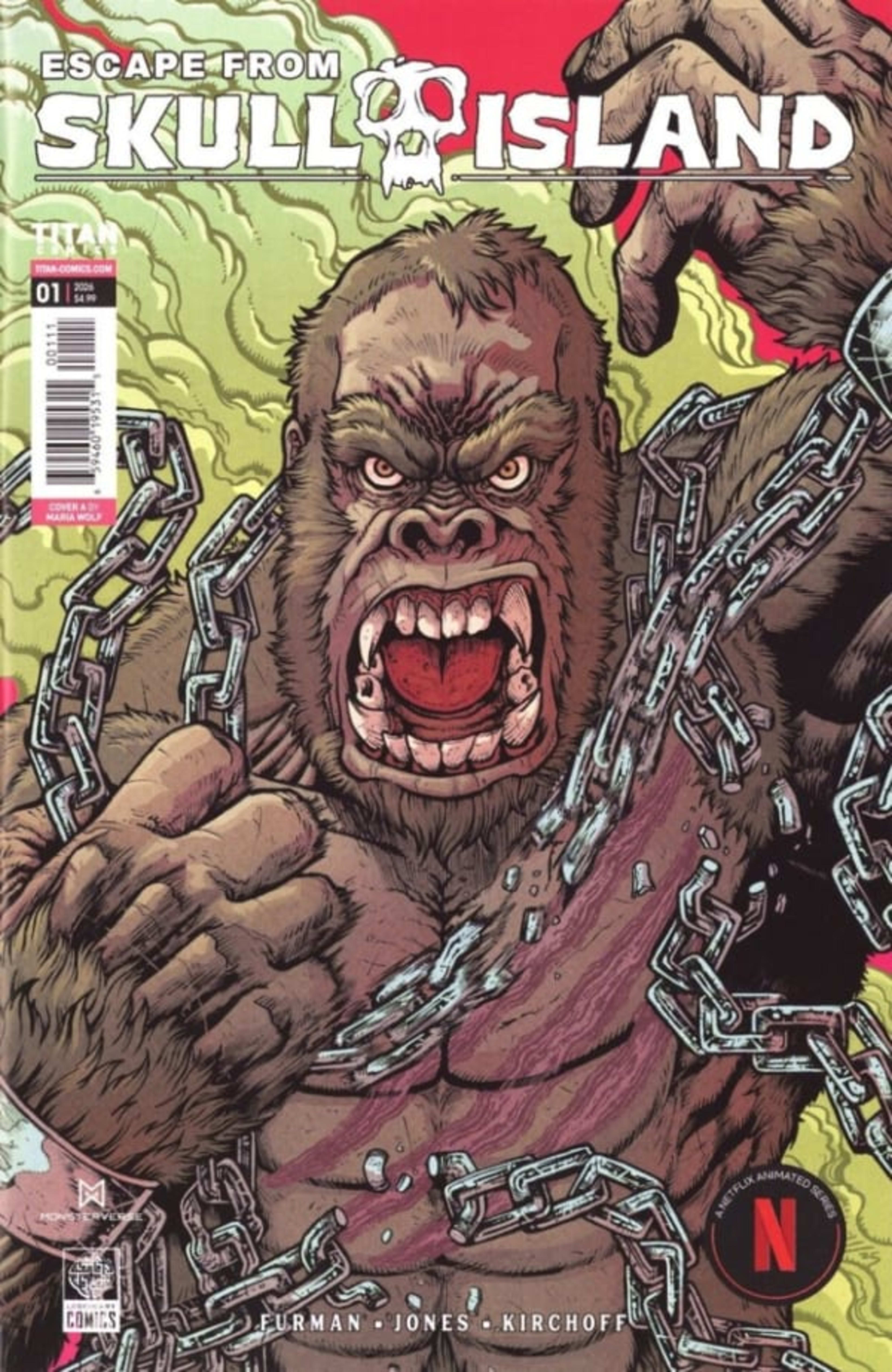 Escape from Skull Island cover — © Titan Comics