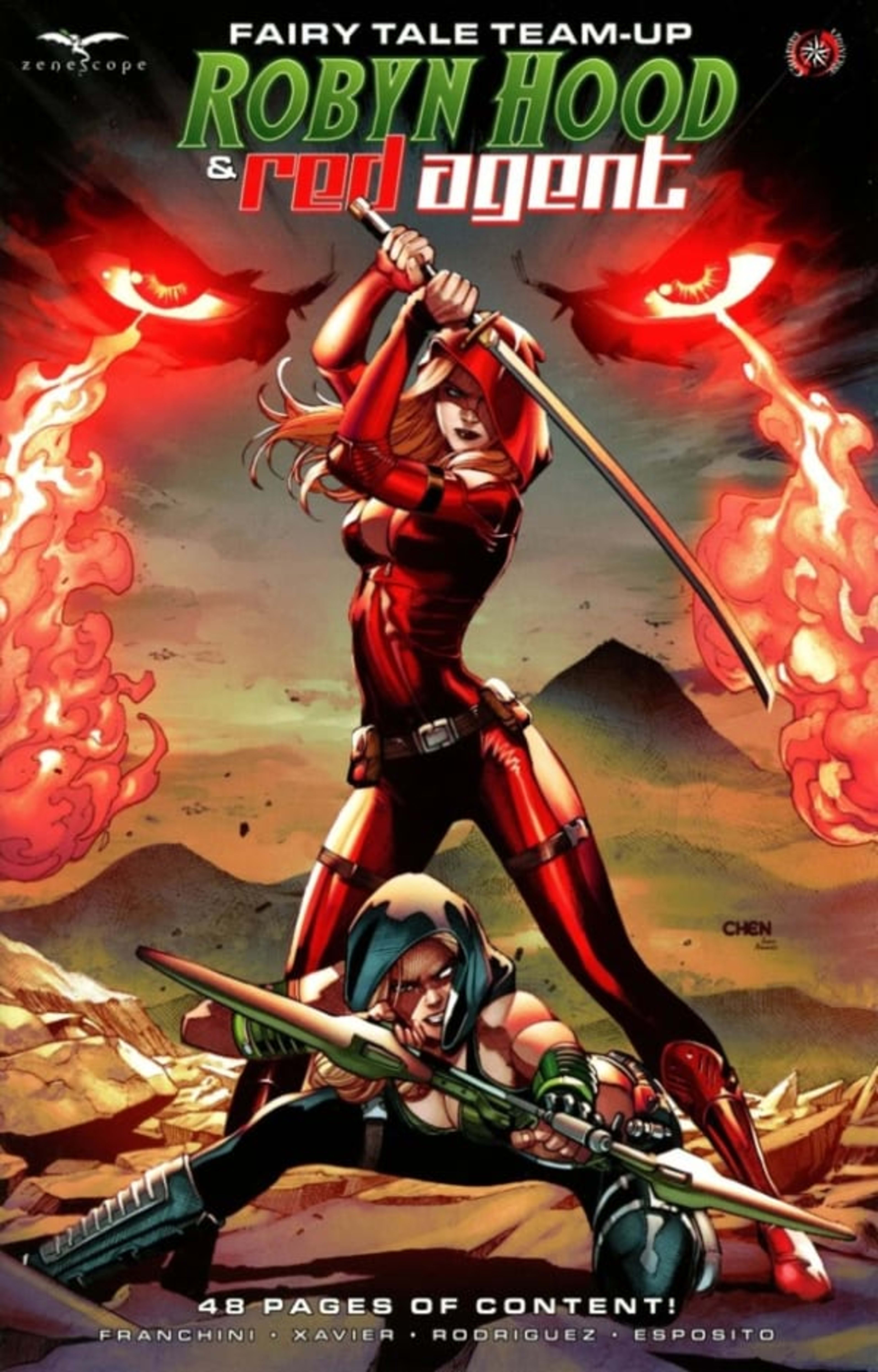 Fairy Tale Team-Up: Robyn Hood & Red Agent cover — © Zenescope Entertainment