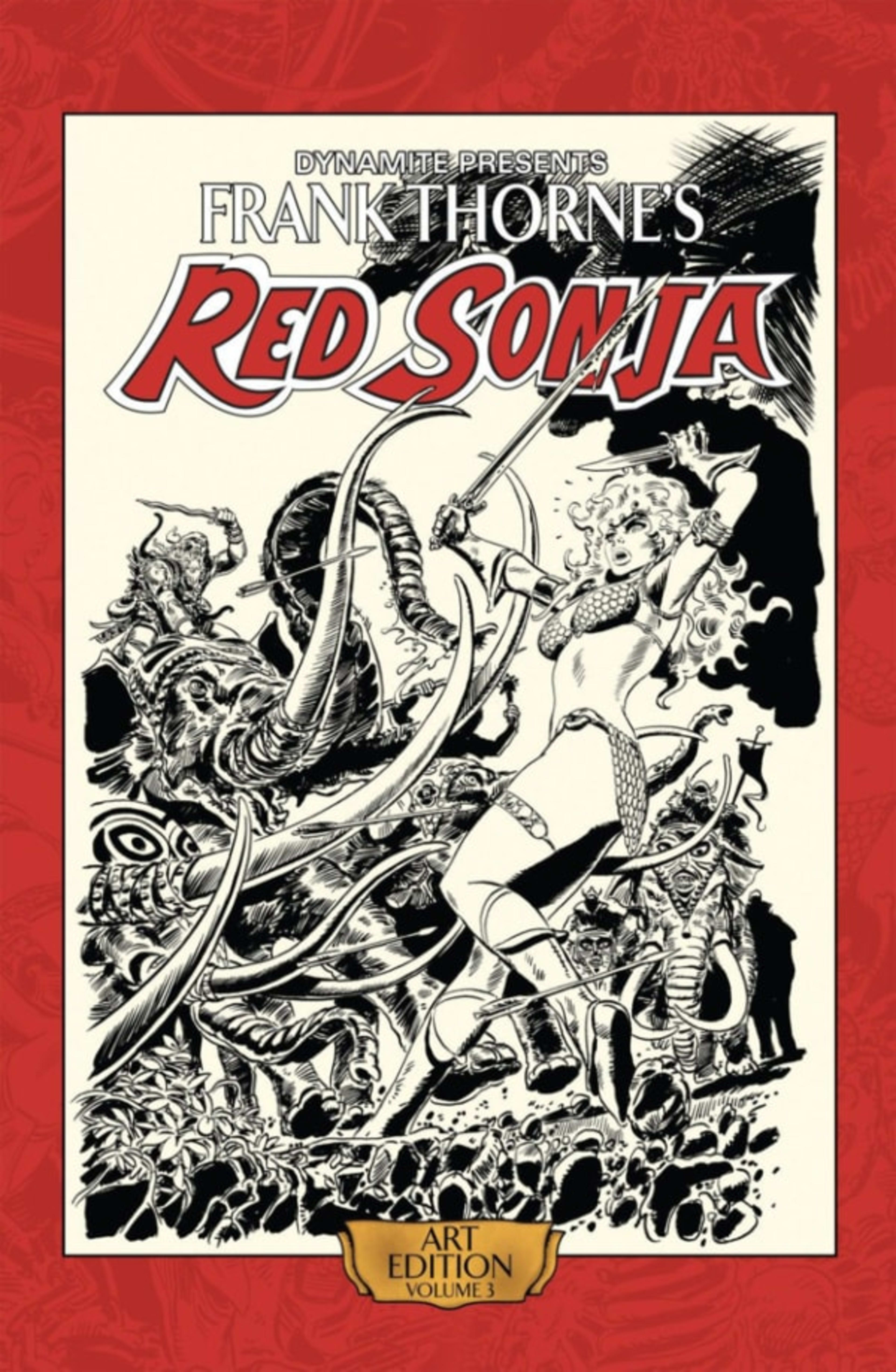 Frank Thorne's Red Sonja Art Edition 3