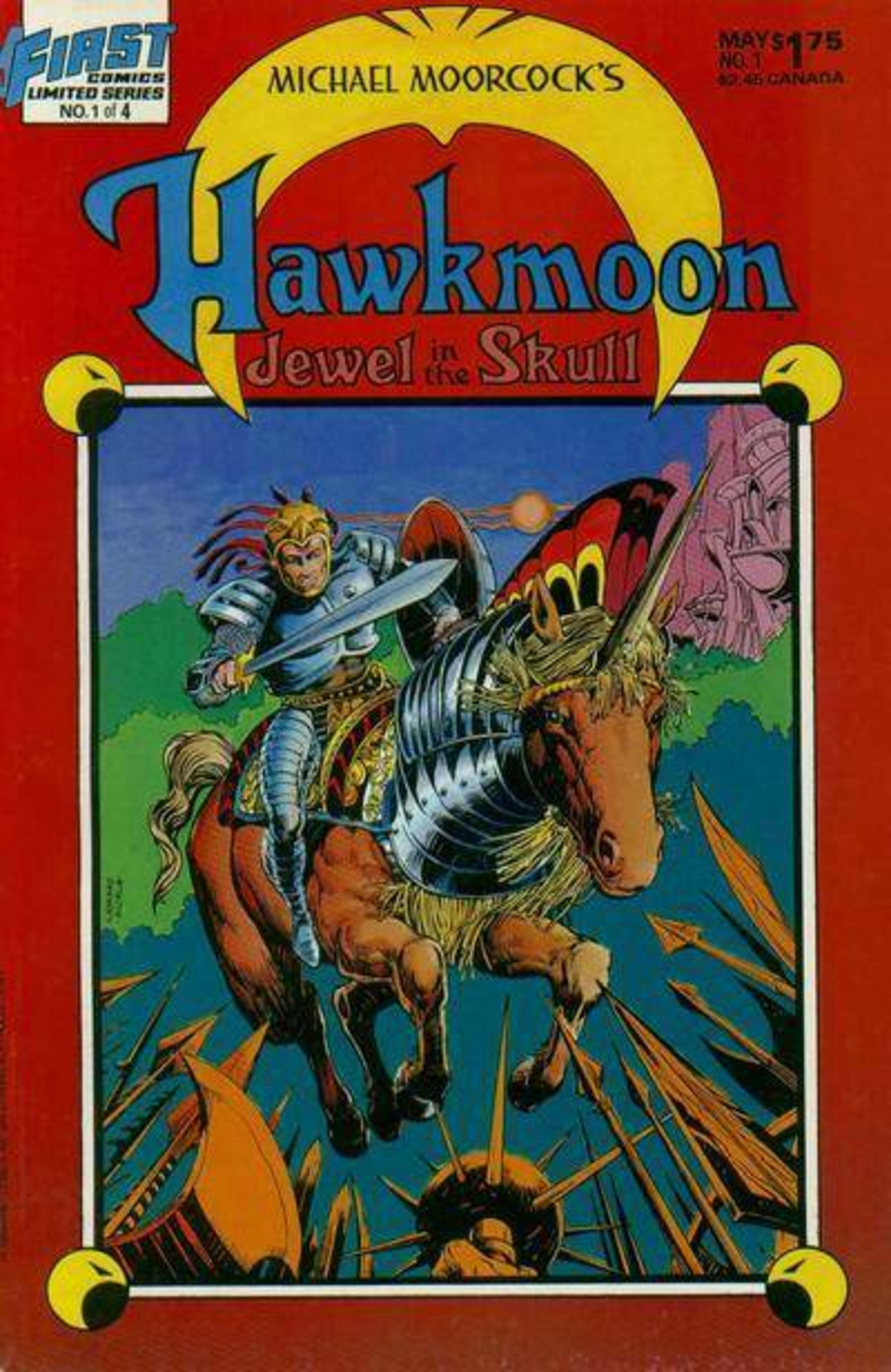 Hawkmoon: The Jewel in the Skull cover — © First