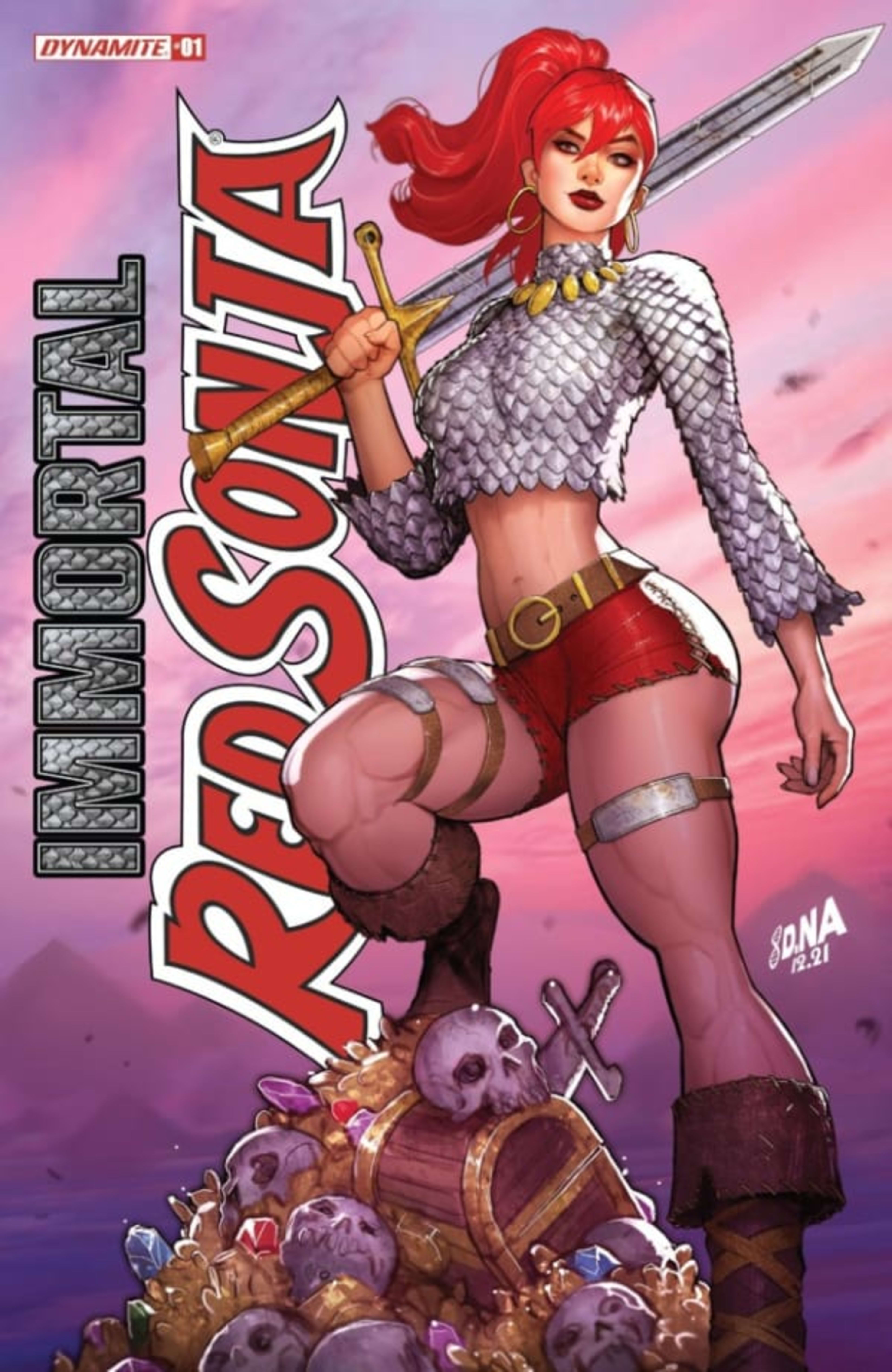 Immortal Red Sonja cover — © Dynamite Entertainment