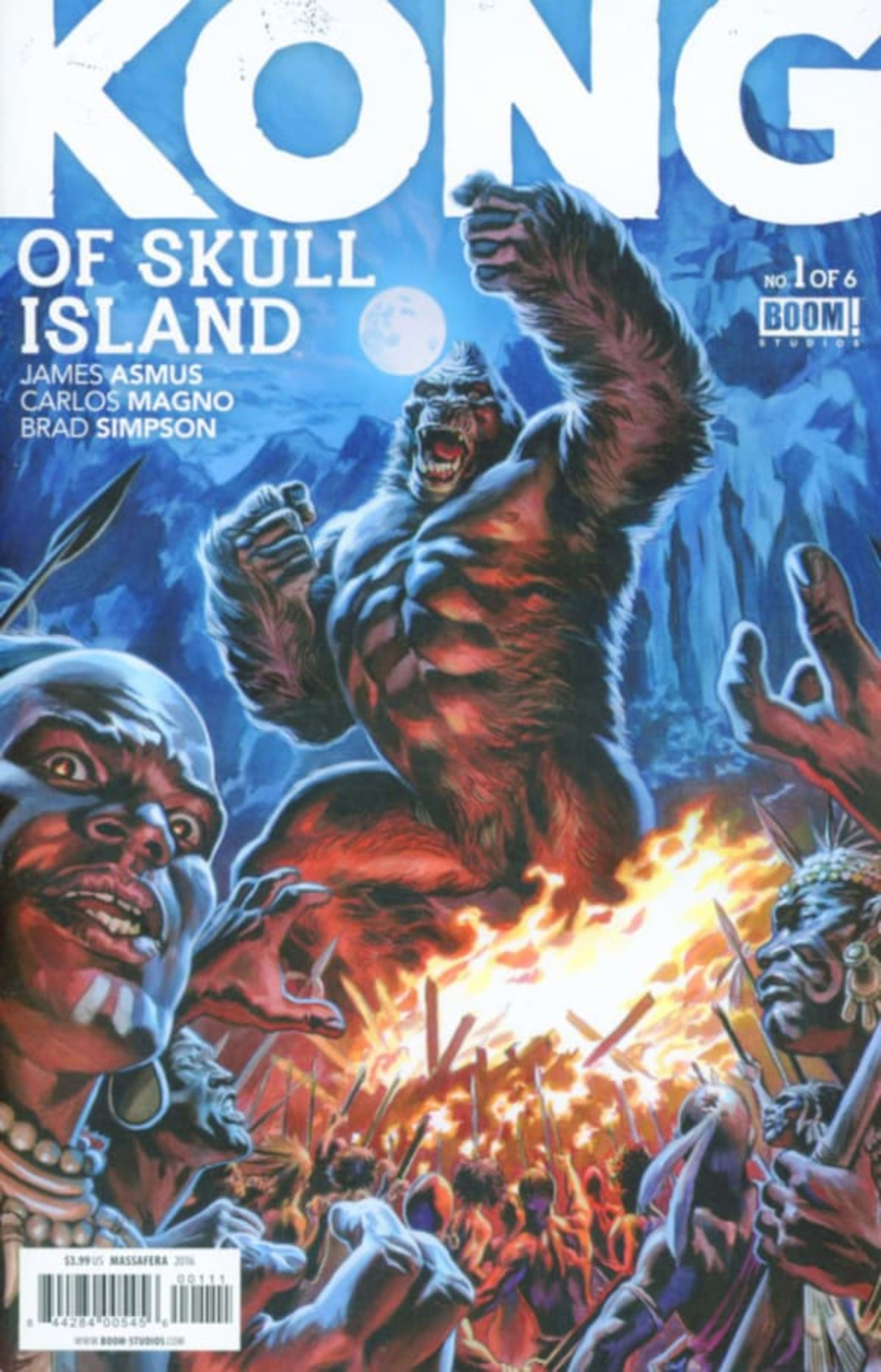 Kong of Skull Island cover — © Boom! Studios
