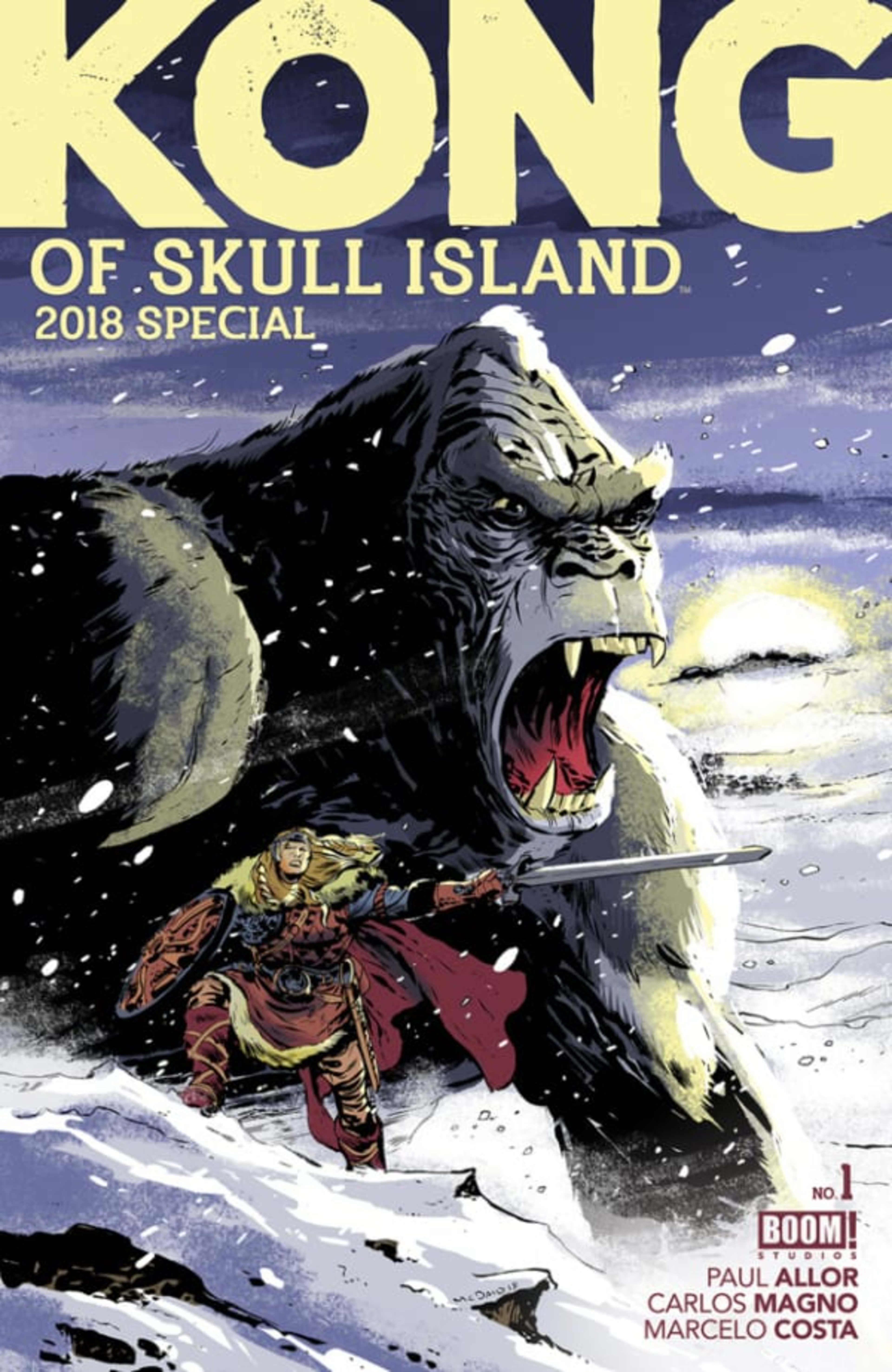 Kong of Skull Island 2018 Special cover — © Boom! Studios