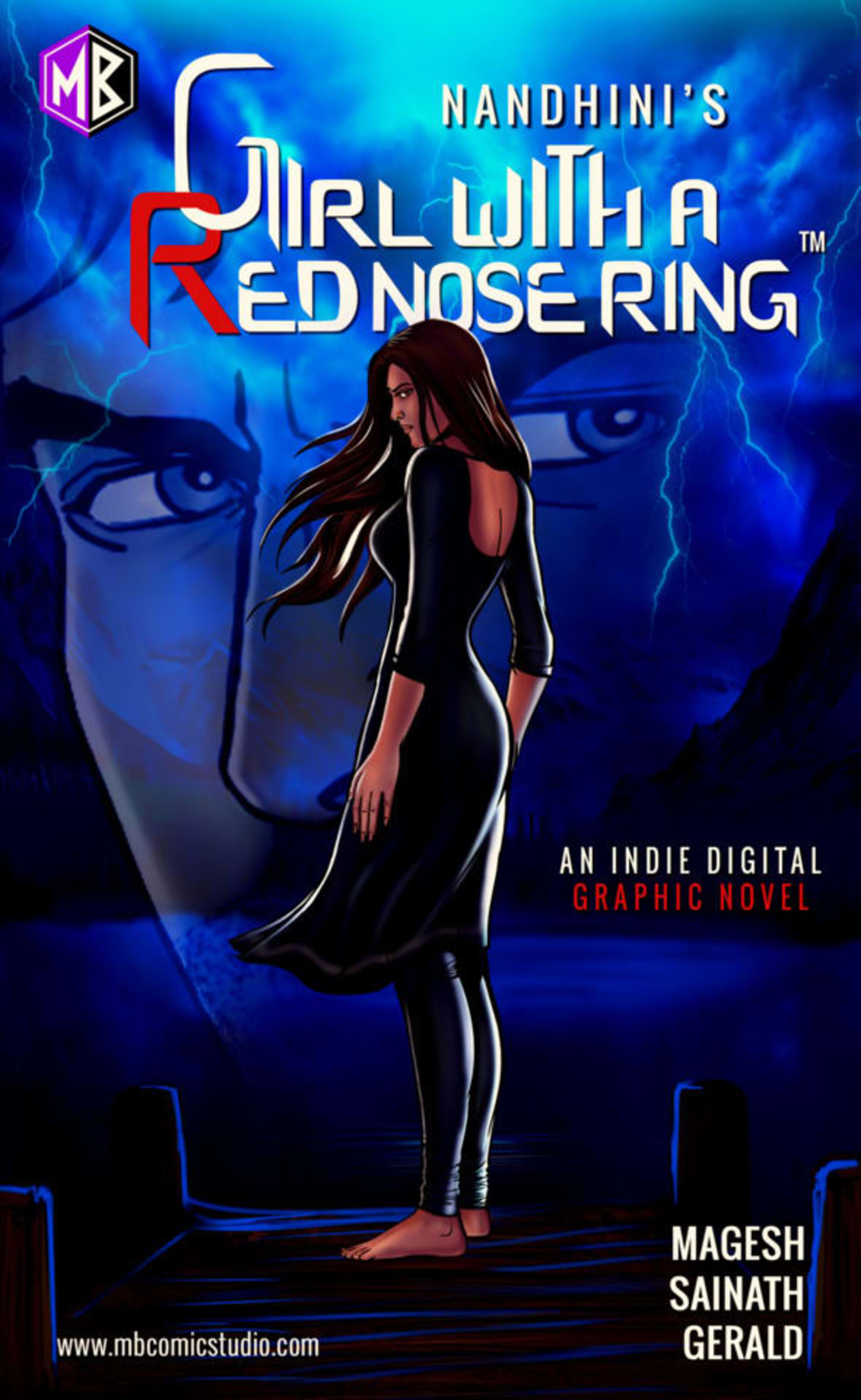 Nandhini's Girl With A Red Nose Ring